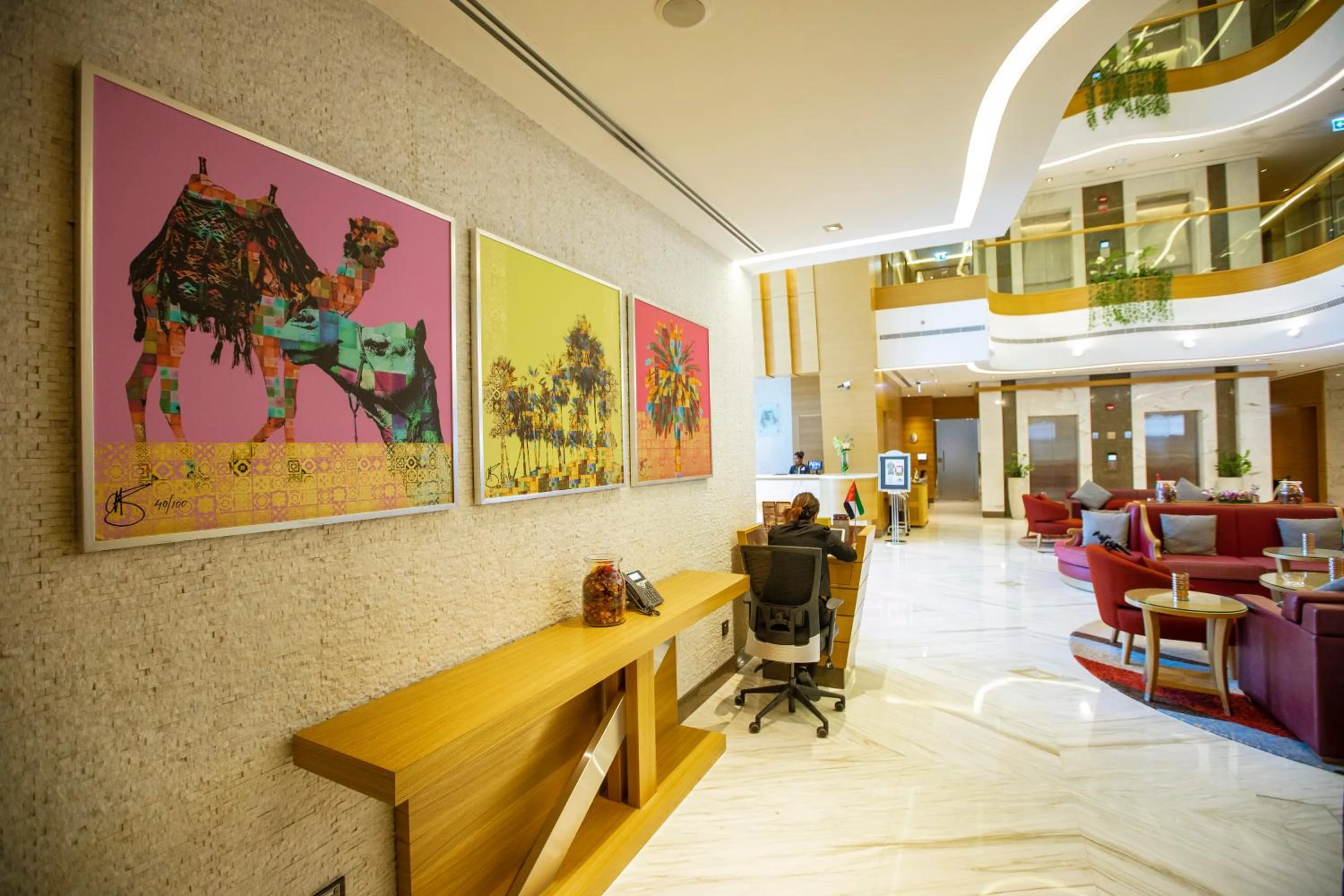 Lobby or reception in Gulf Inn Hotel Al Nasr Formerly Roda Links Al Nasr