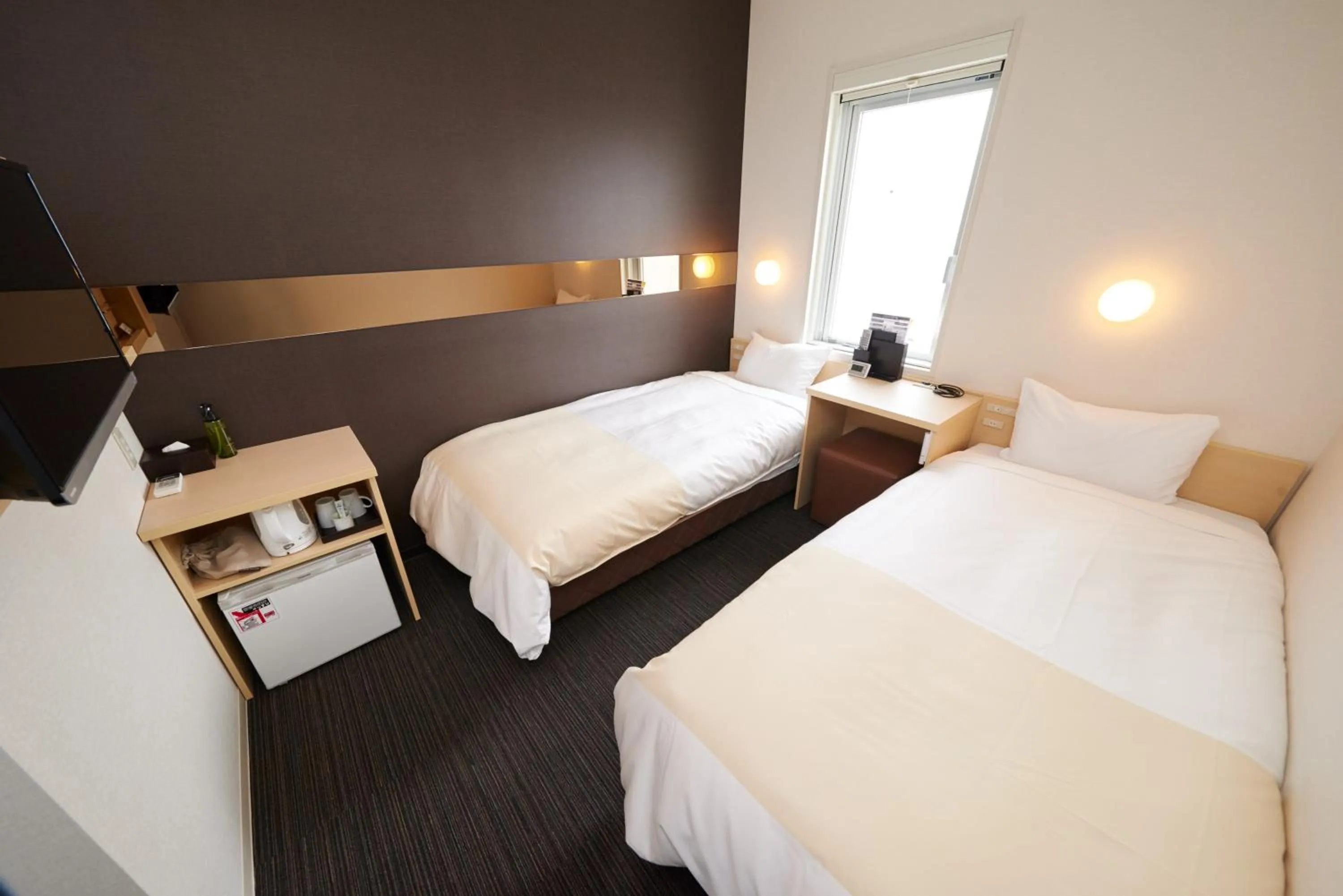 Photo of the whole room, Bed in Super Hotel JR Nara Ekimae Sanjo Dori