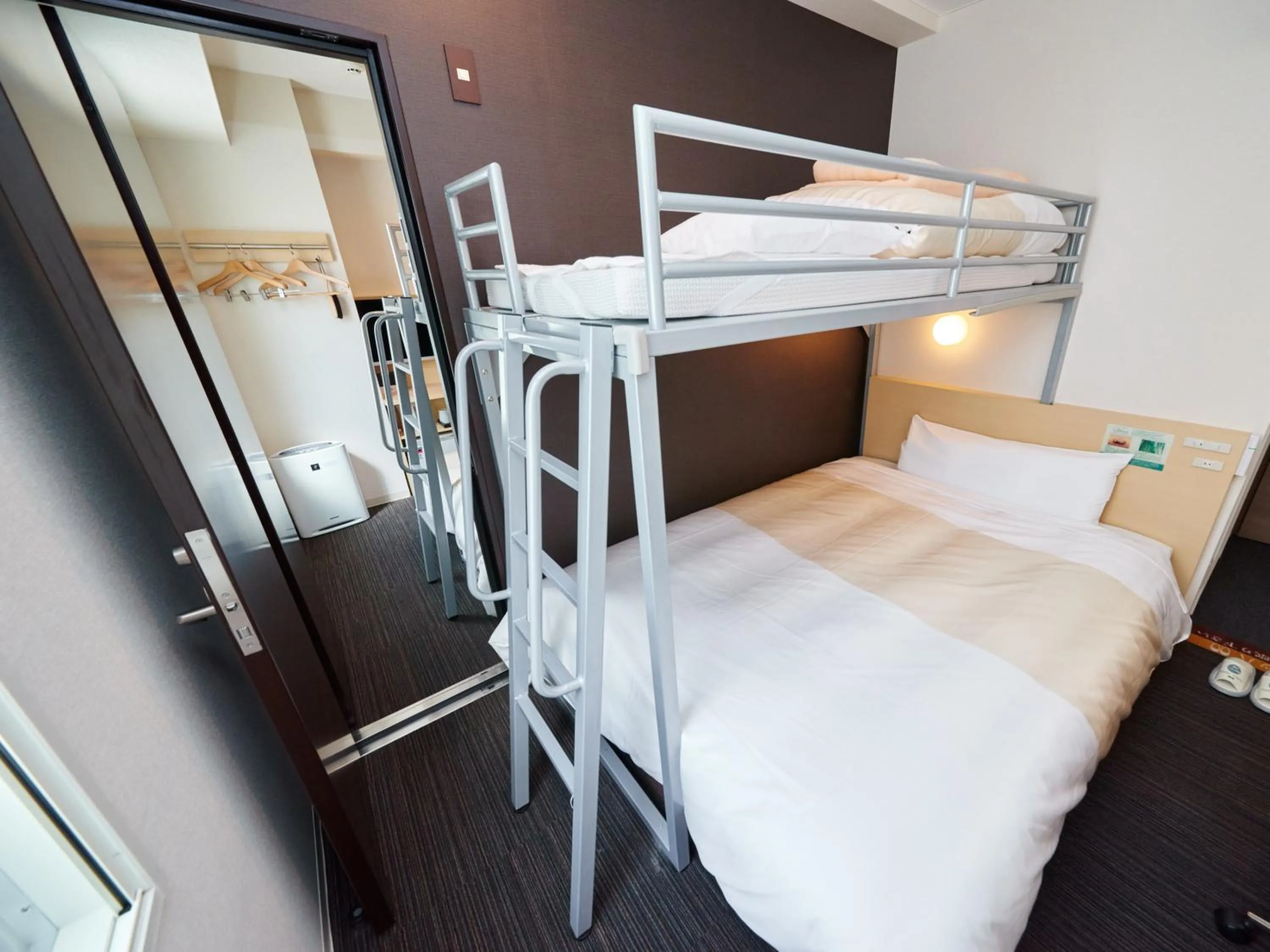 Photo of the whole room, Bed in Super Hotel JR Nara Ekimae Sanjo Dori