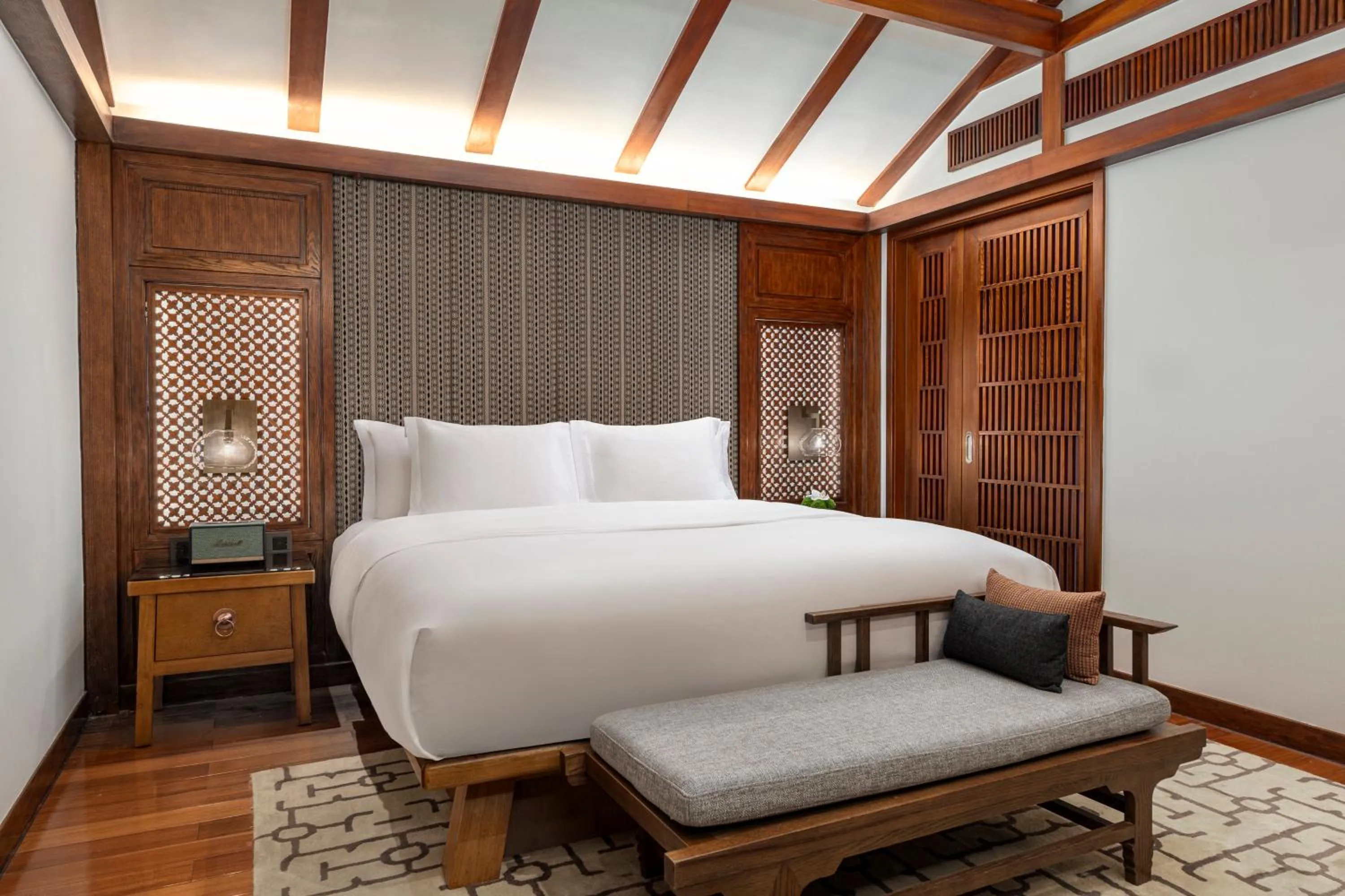 Photo of the whole room, Bed in InterContinental Lijiang Ancient Town Resort by IHG