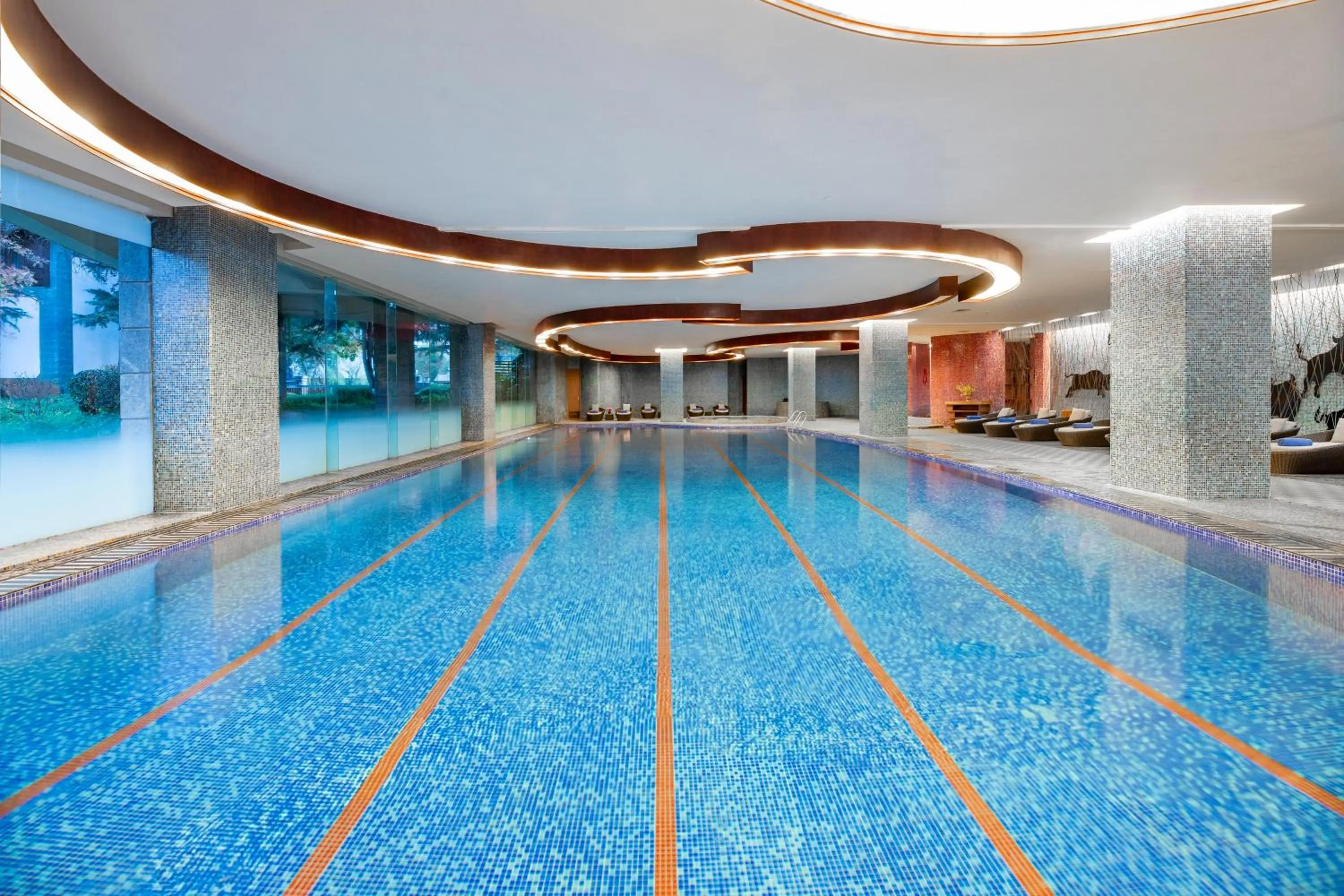 Swimming pool in InterContinental Lijiang Ancient Town Resort by IHG