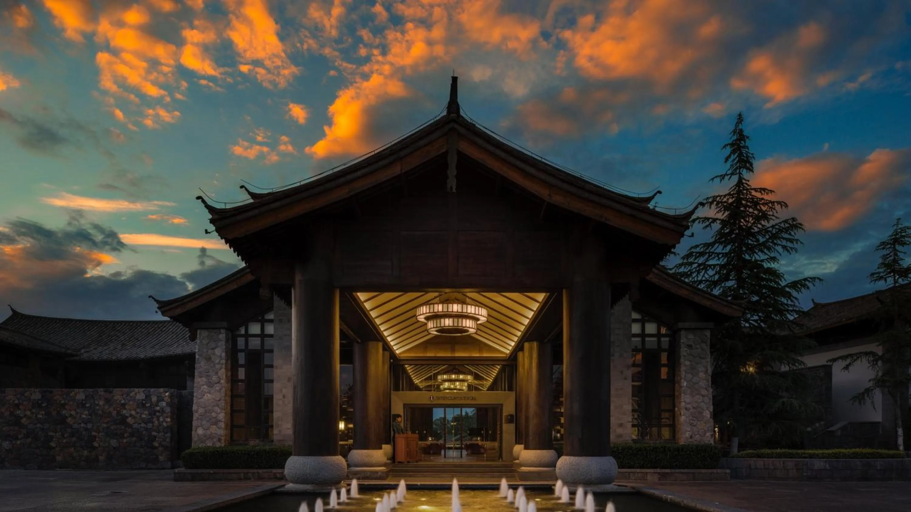 Property building in InterContinental Lijiang Ancient Town Resort by IHG