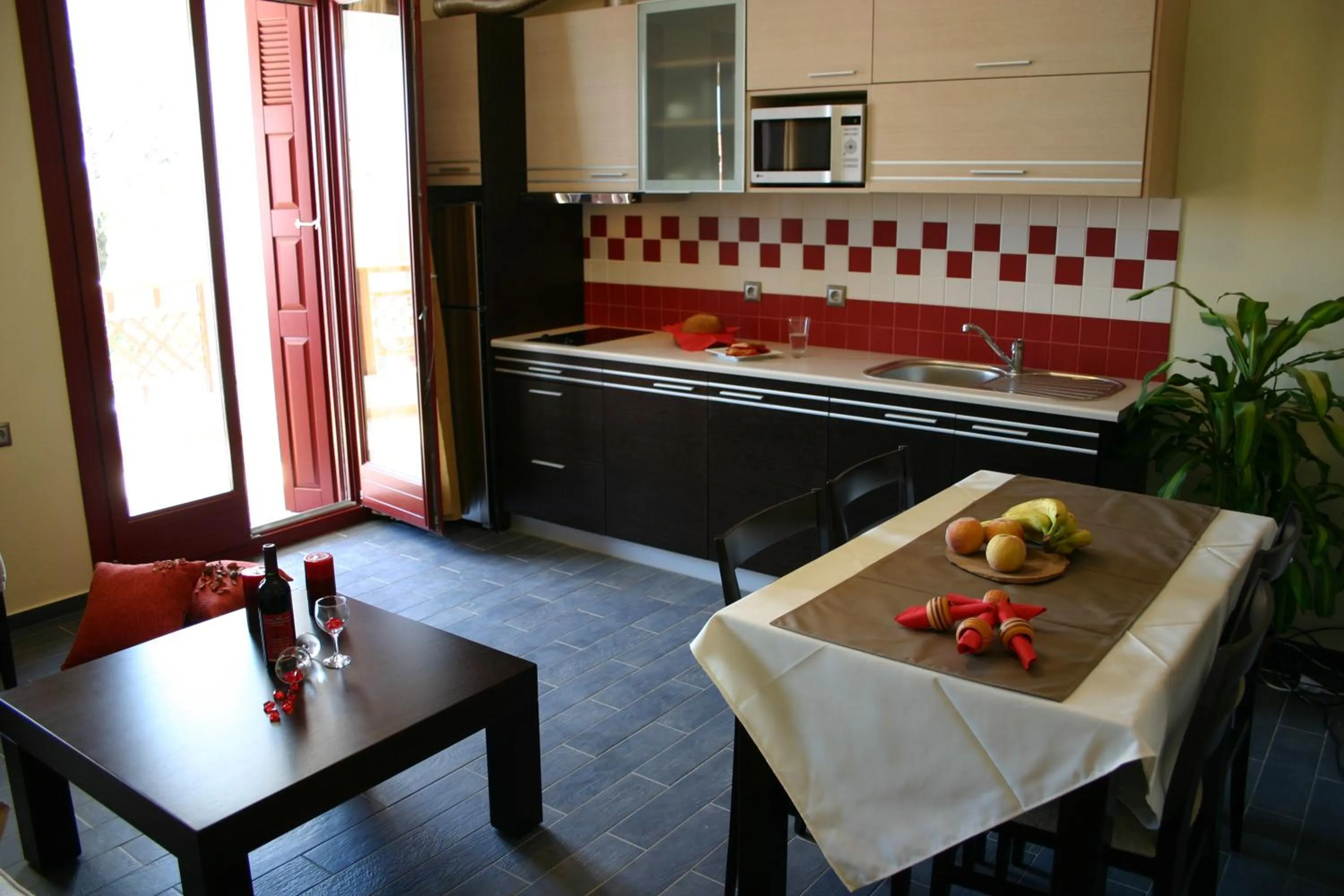 Kitchen or kitchenette in Sirena Residence & Spa