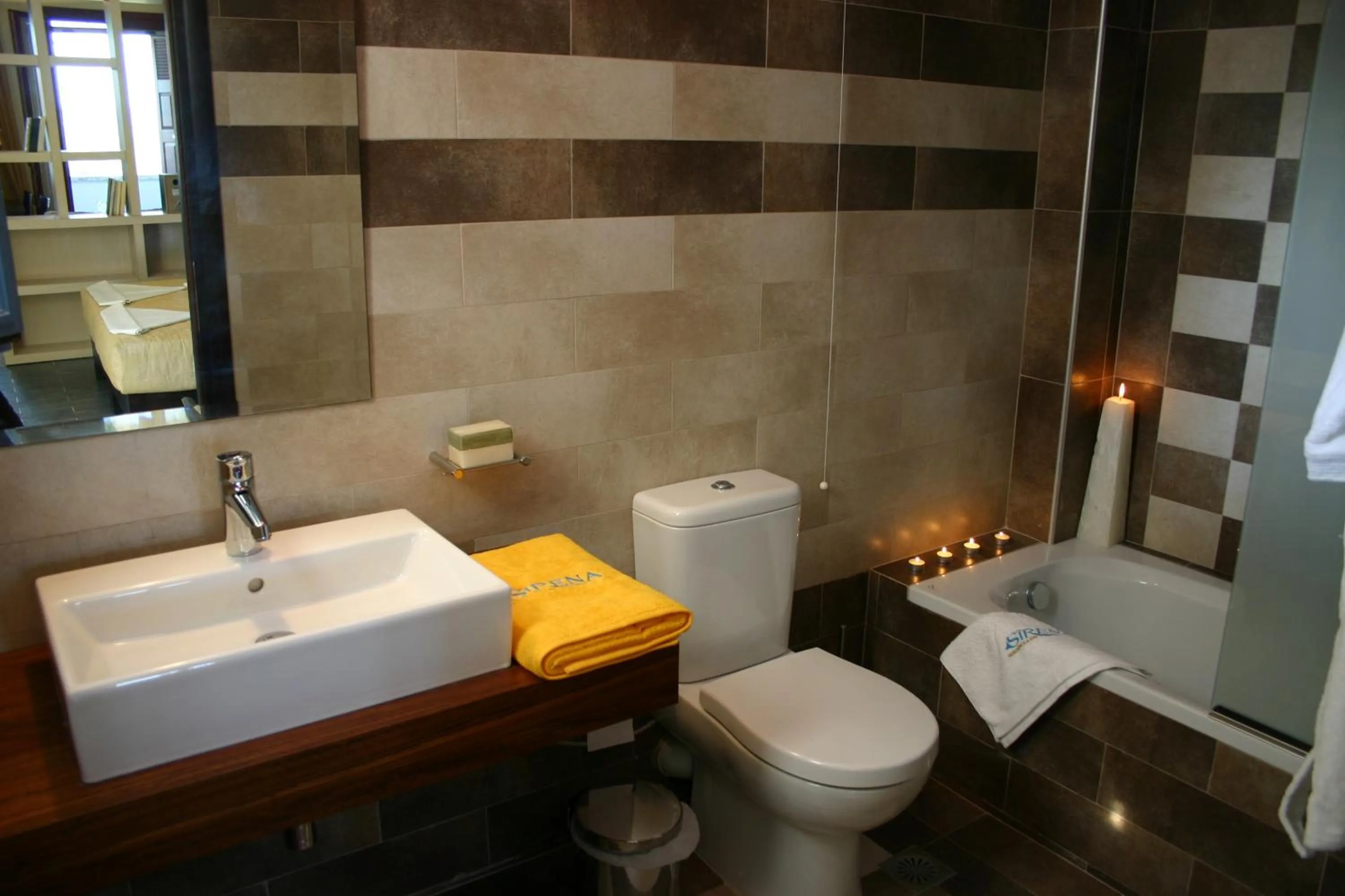 Bed in Sirena Residence & Spa