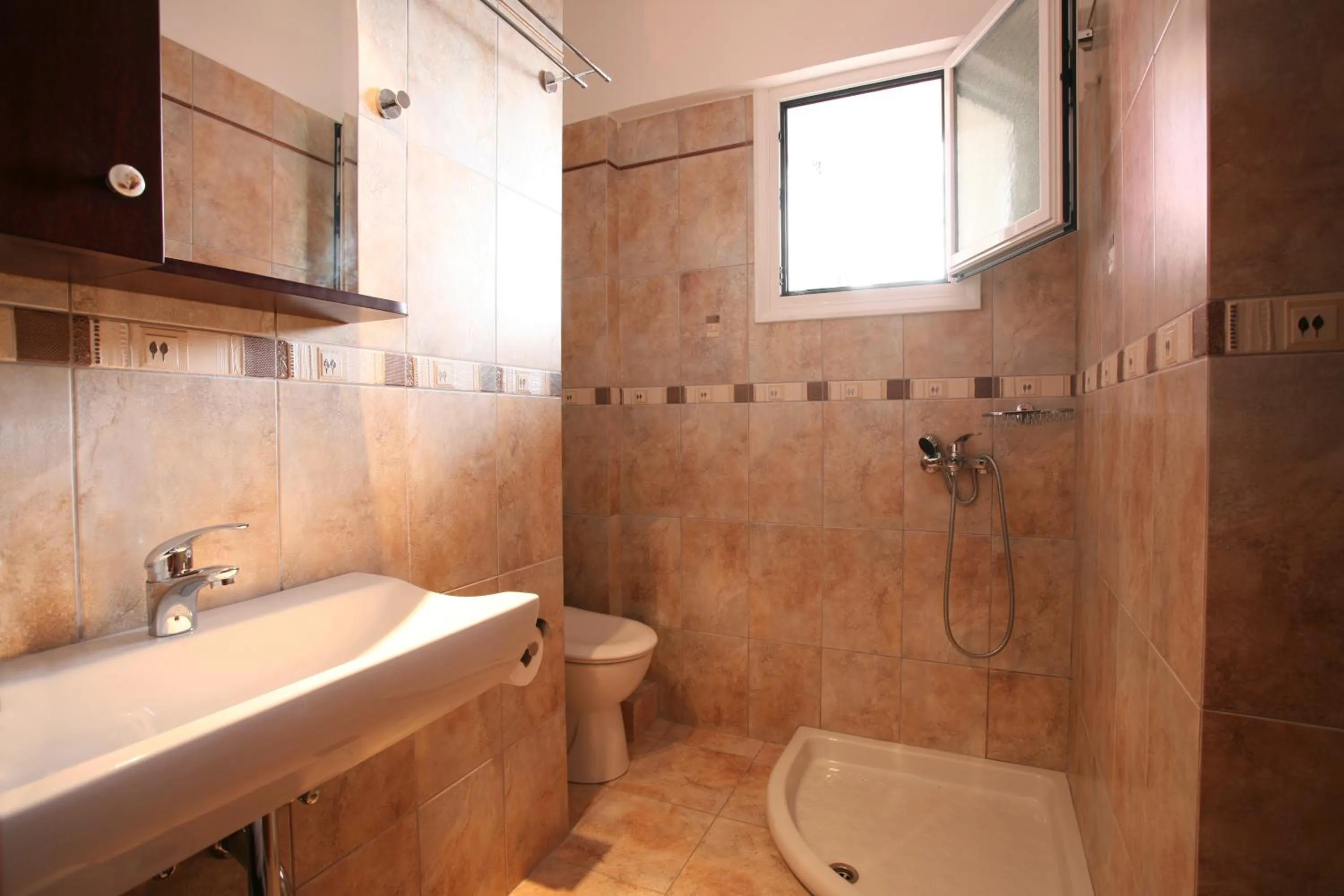 Bathroom in Apartments Corfu Sun Sea Side