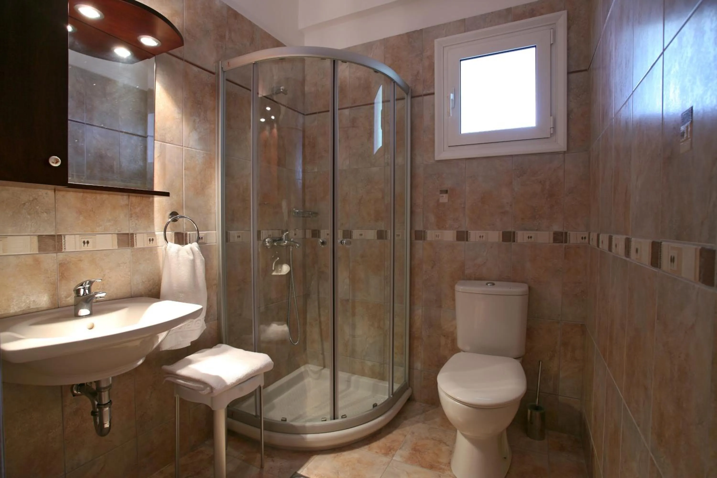 Bathroom in Apartments Corfu Sun Sea Side