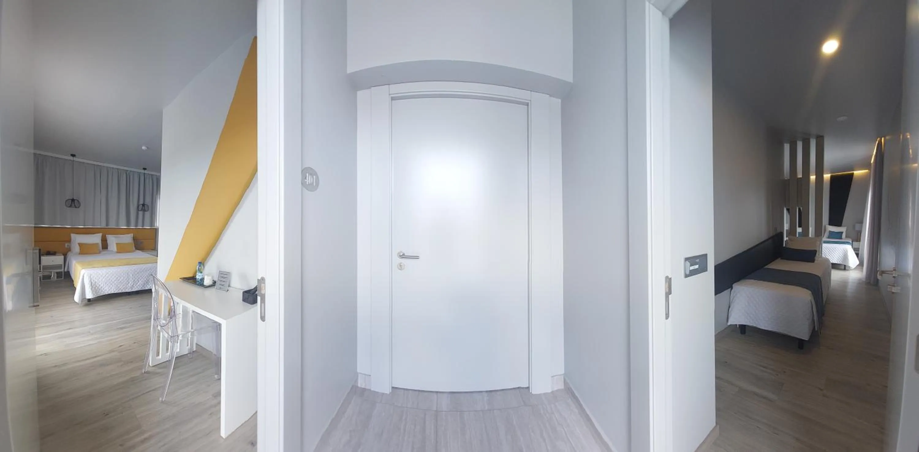 Landmark view, Bed in Hotel Aleluia