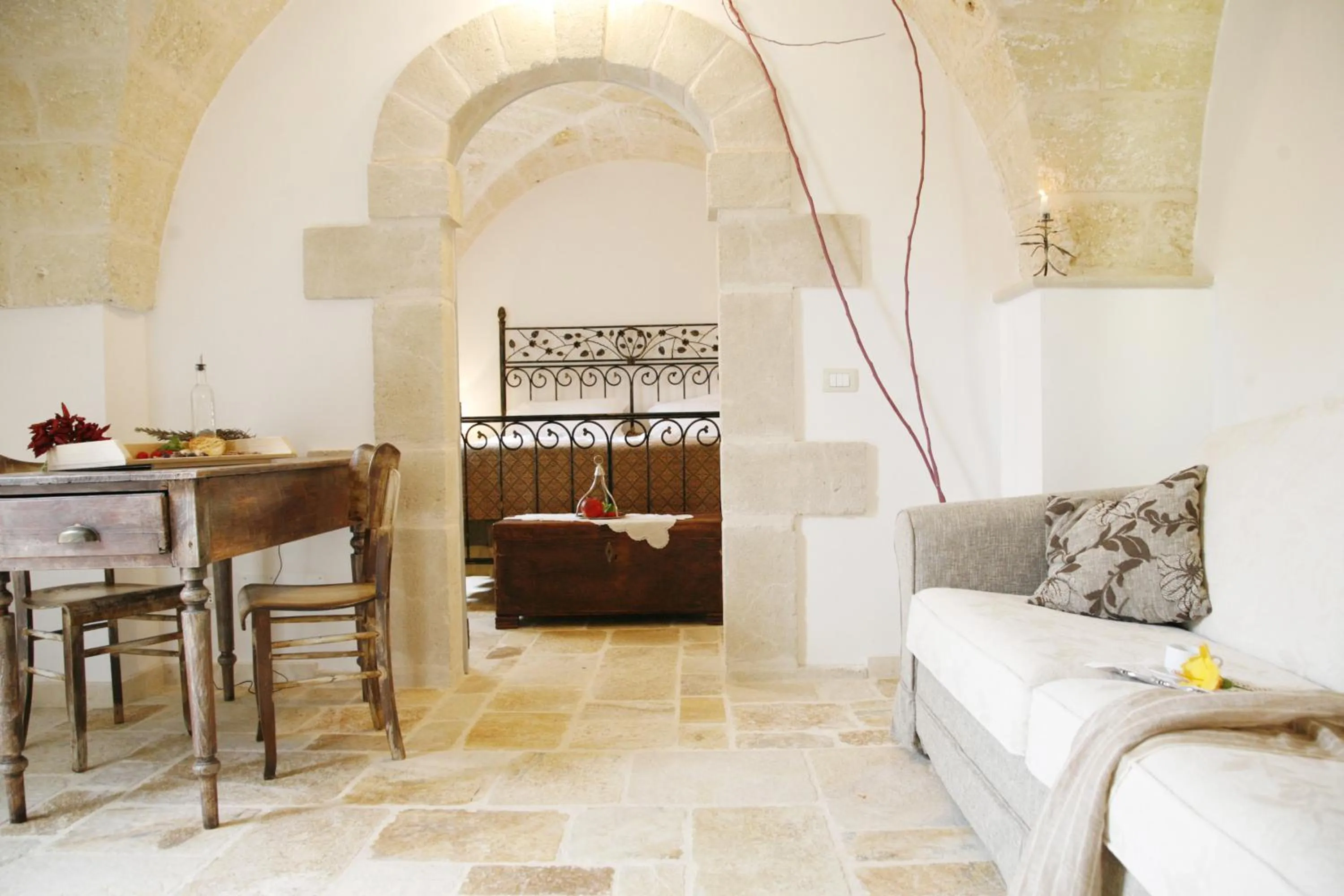 Living room in Masseria Montenapoleone