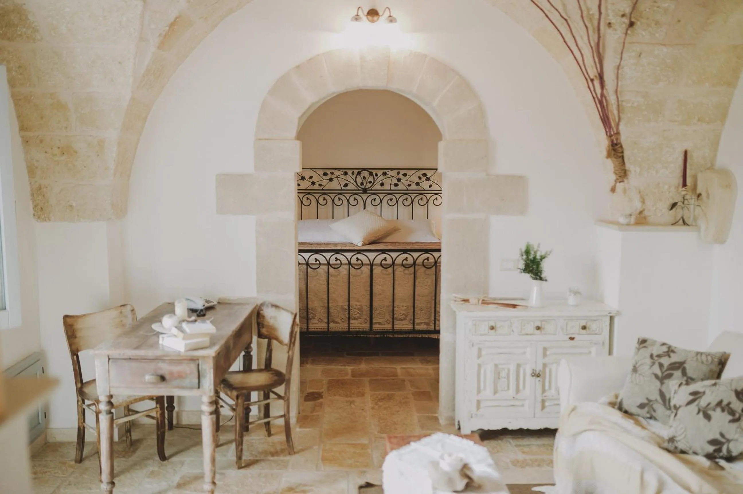 Photo of the whole room in Masseria Montenapoleone