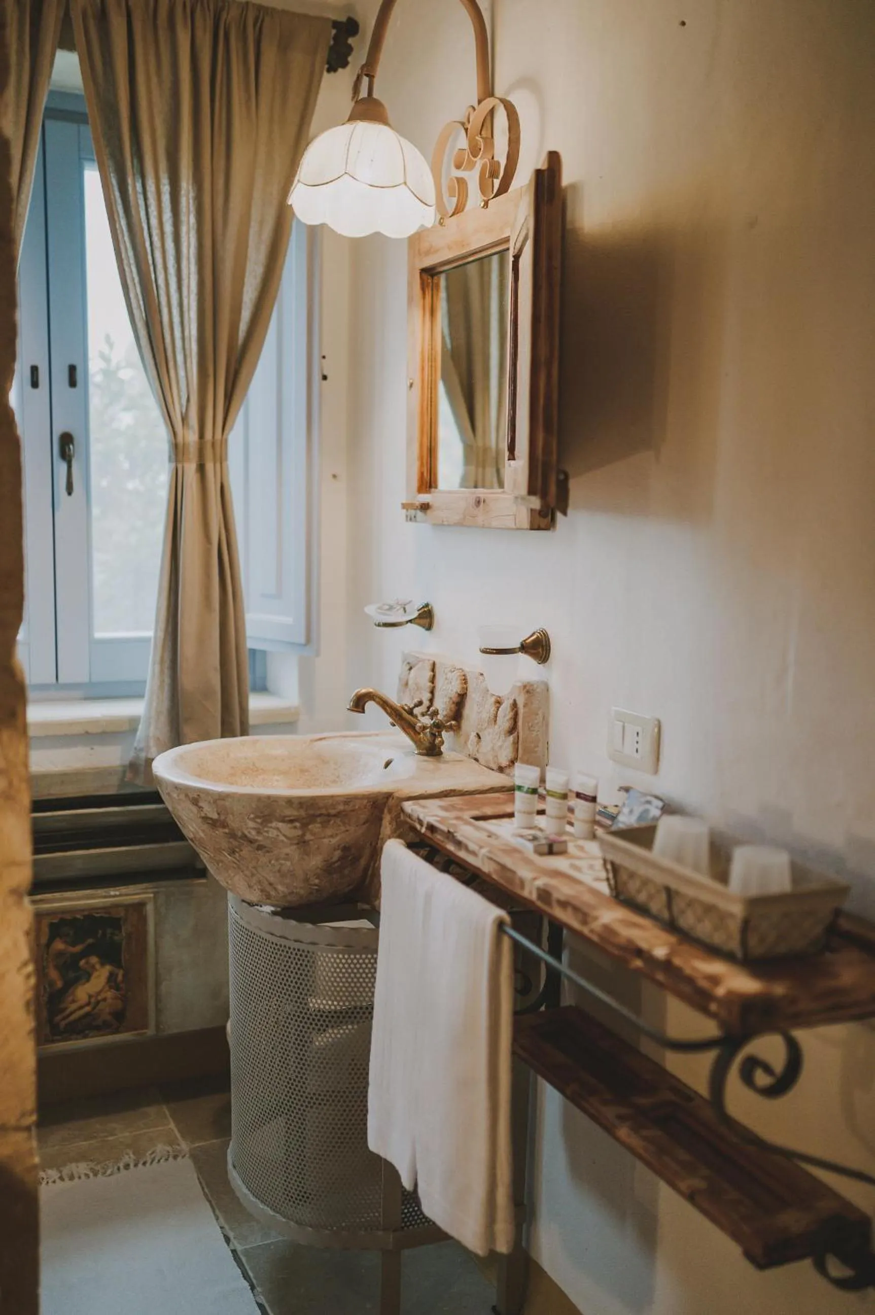 Bathroom in Masseria Montenapoleone
