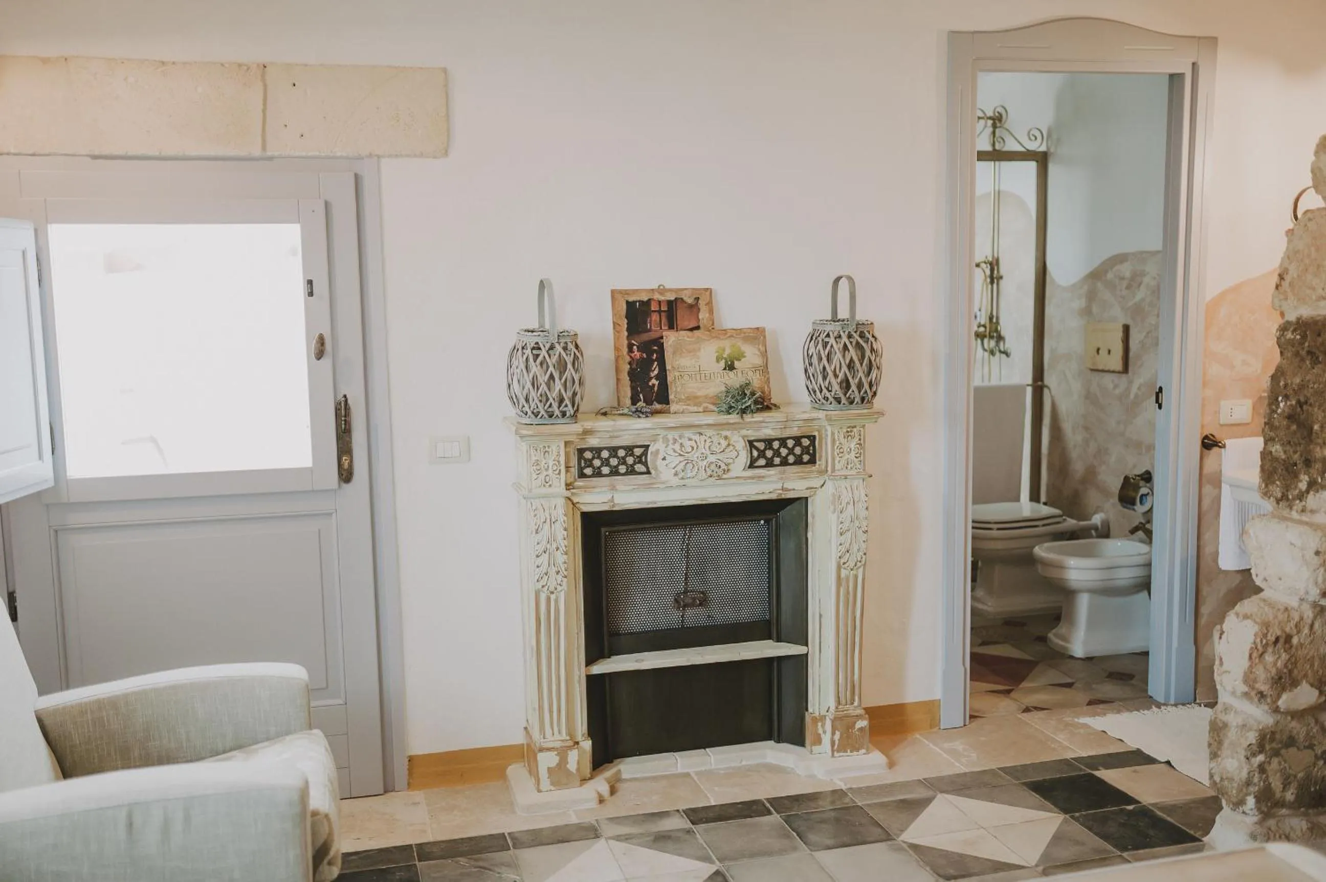 Bathroom in Masseria Montenapoleone