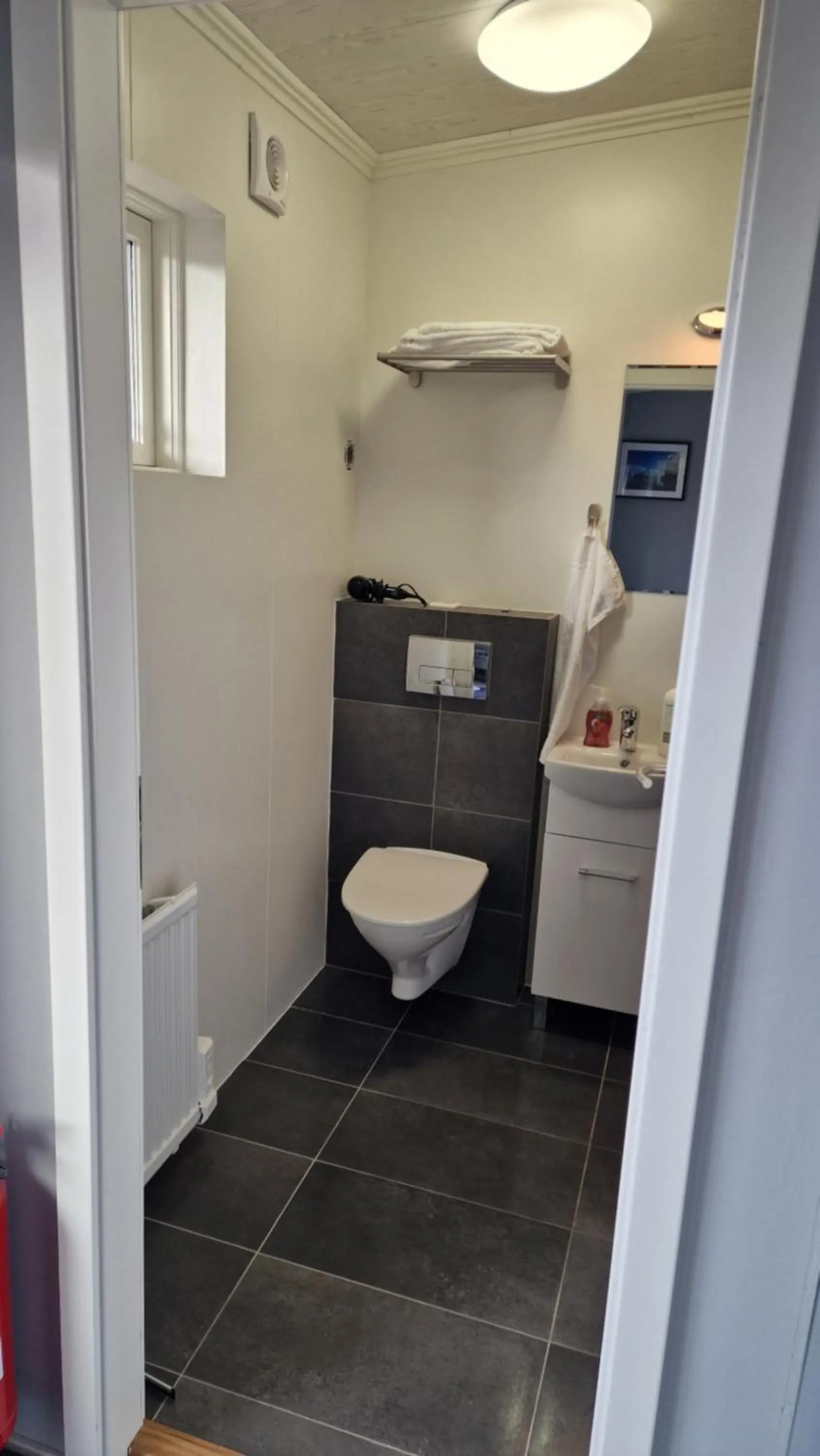 Toilet in Aurora Cabins