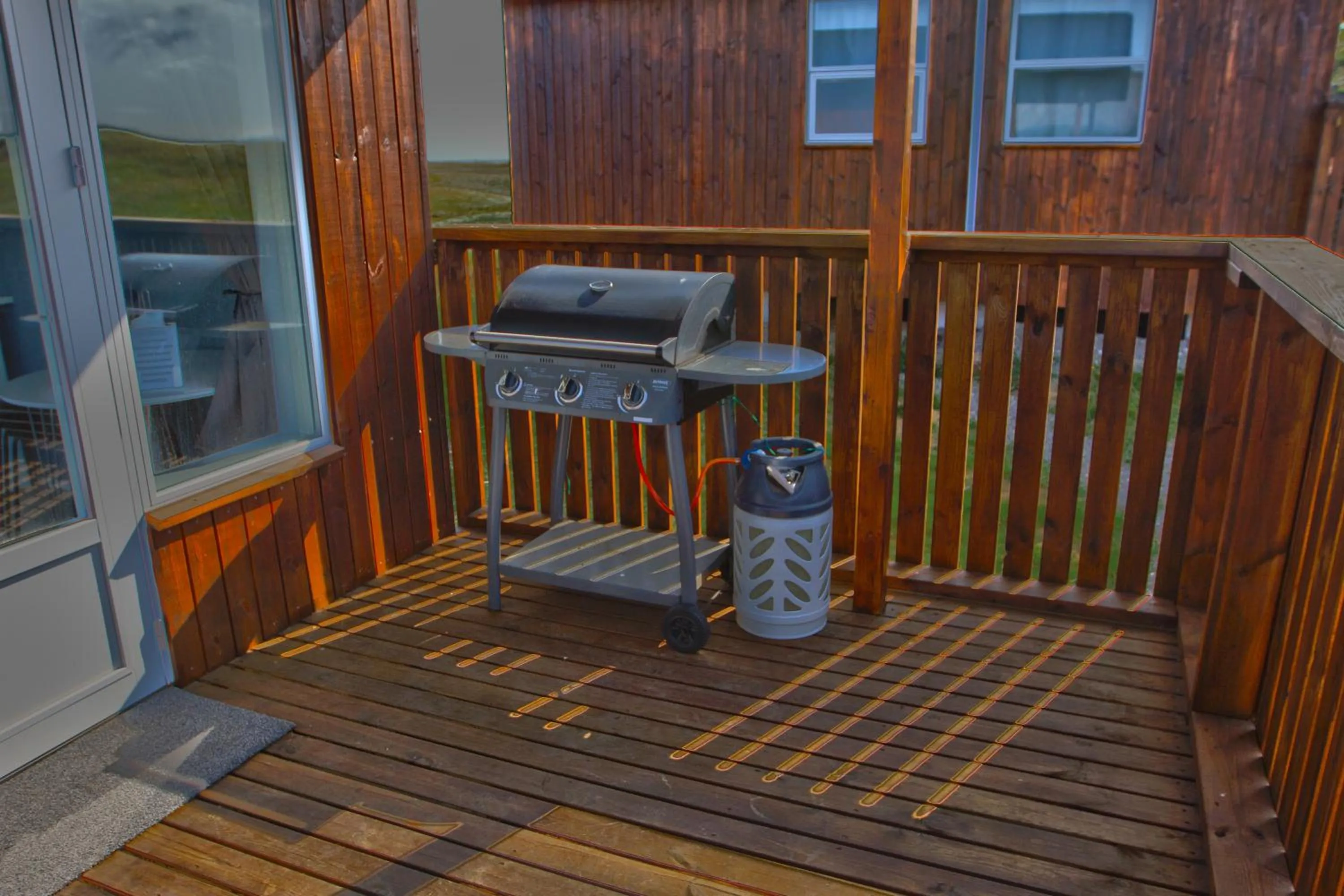 BBQ facilities in Aurora Cabins
