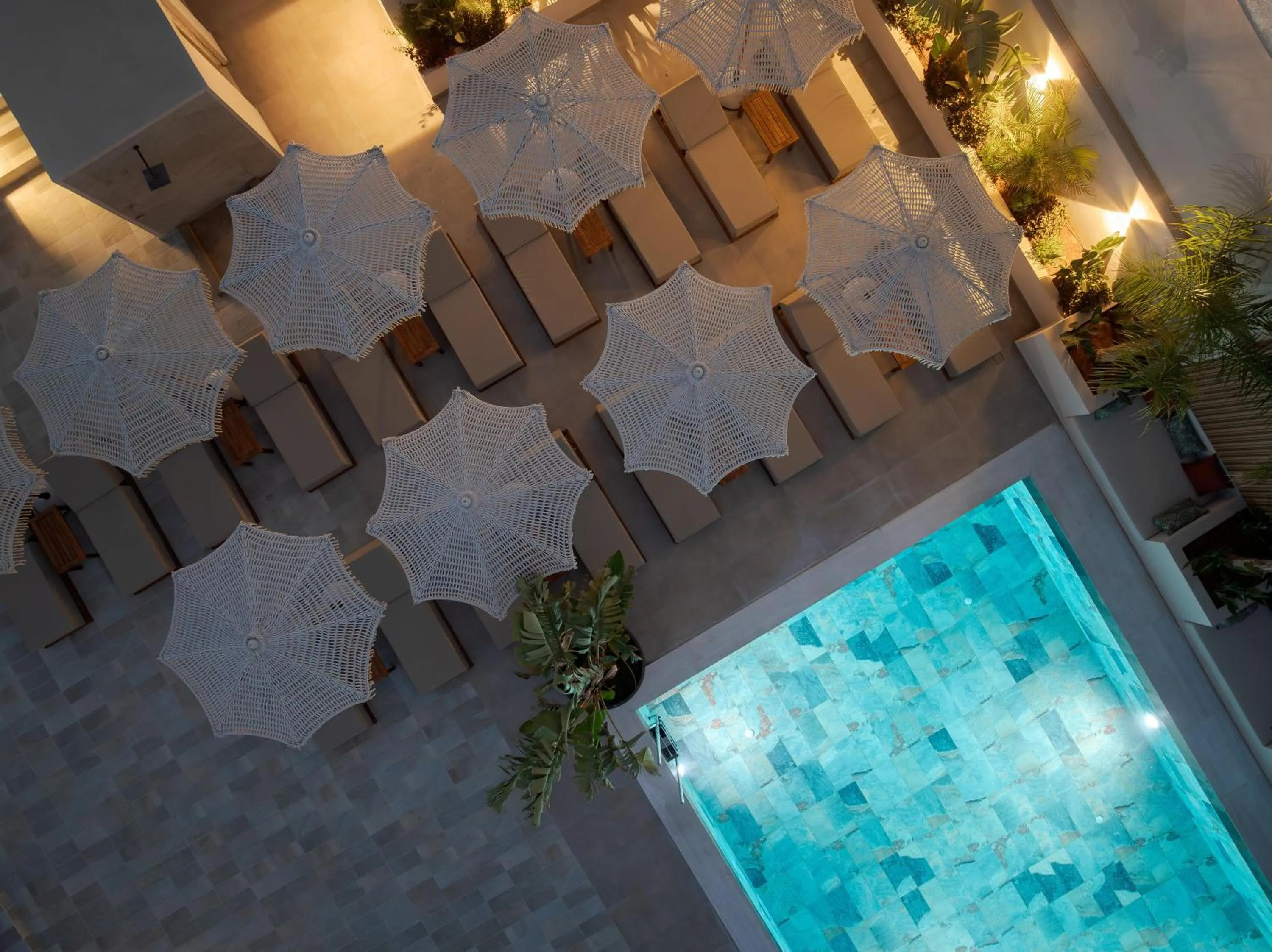 Swimming pool in Sergios Hotel