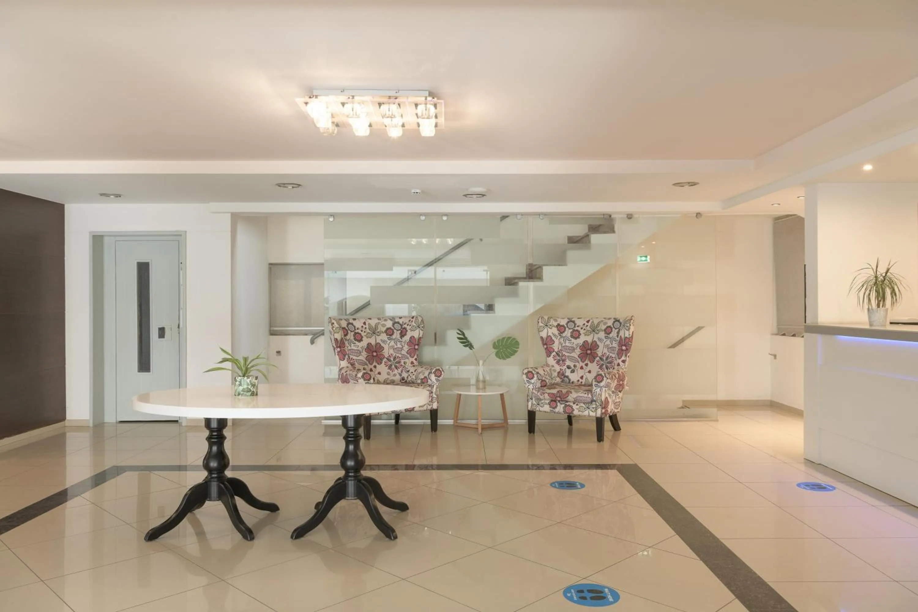 Lobby or reception in Sergios Hotel