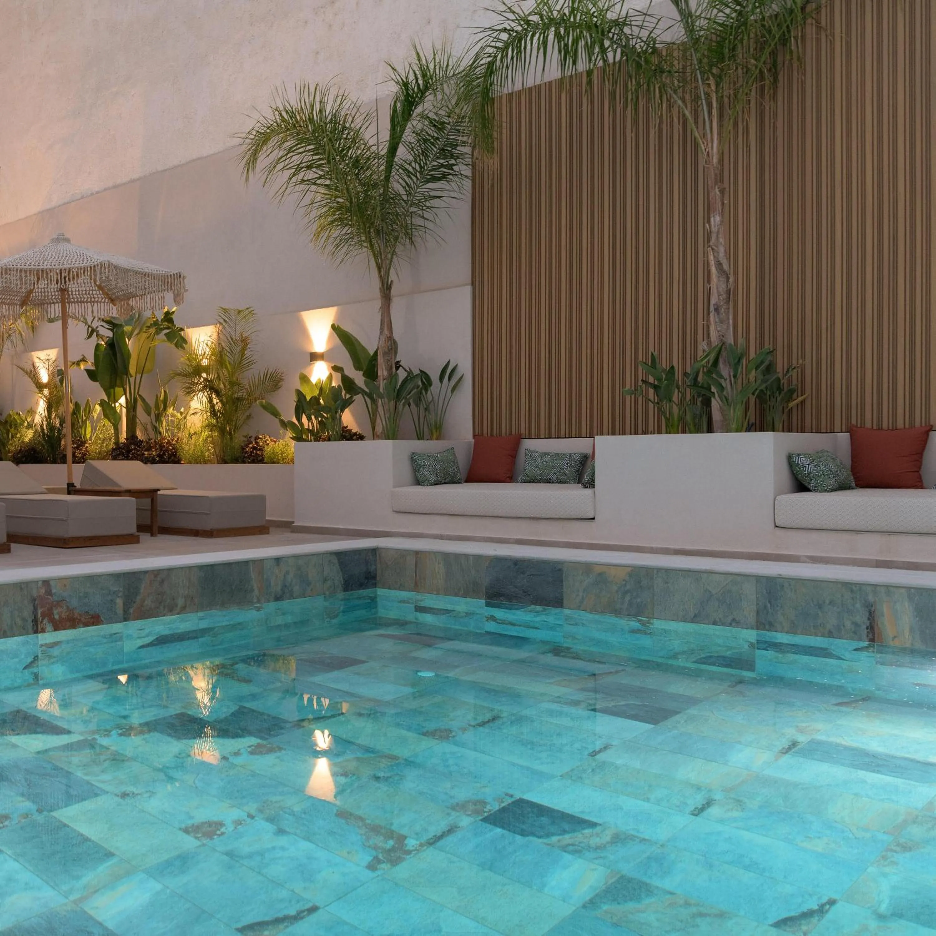 Swimming pool in Sergios Hotel