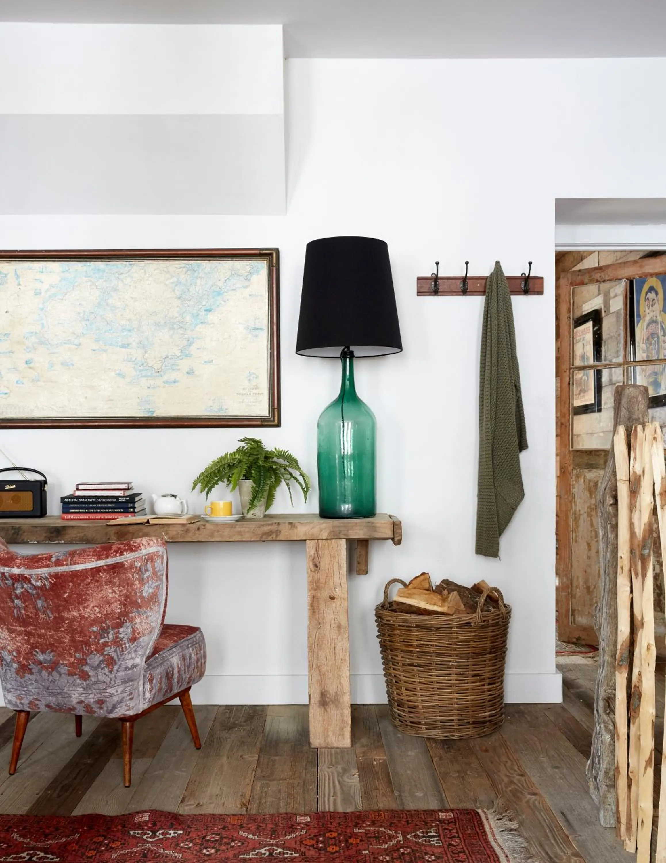 Living room in Artist Residence Cornwall