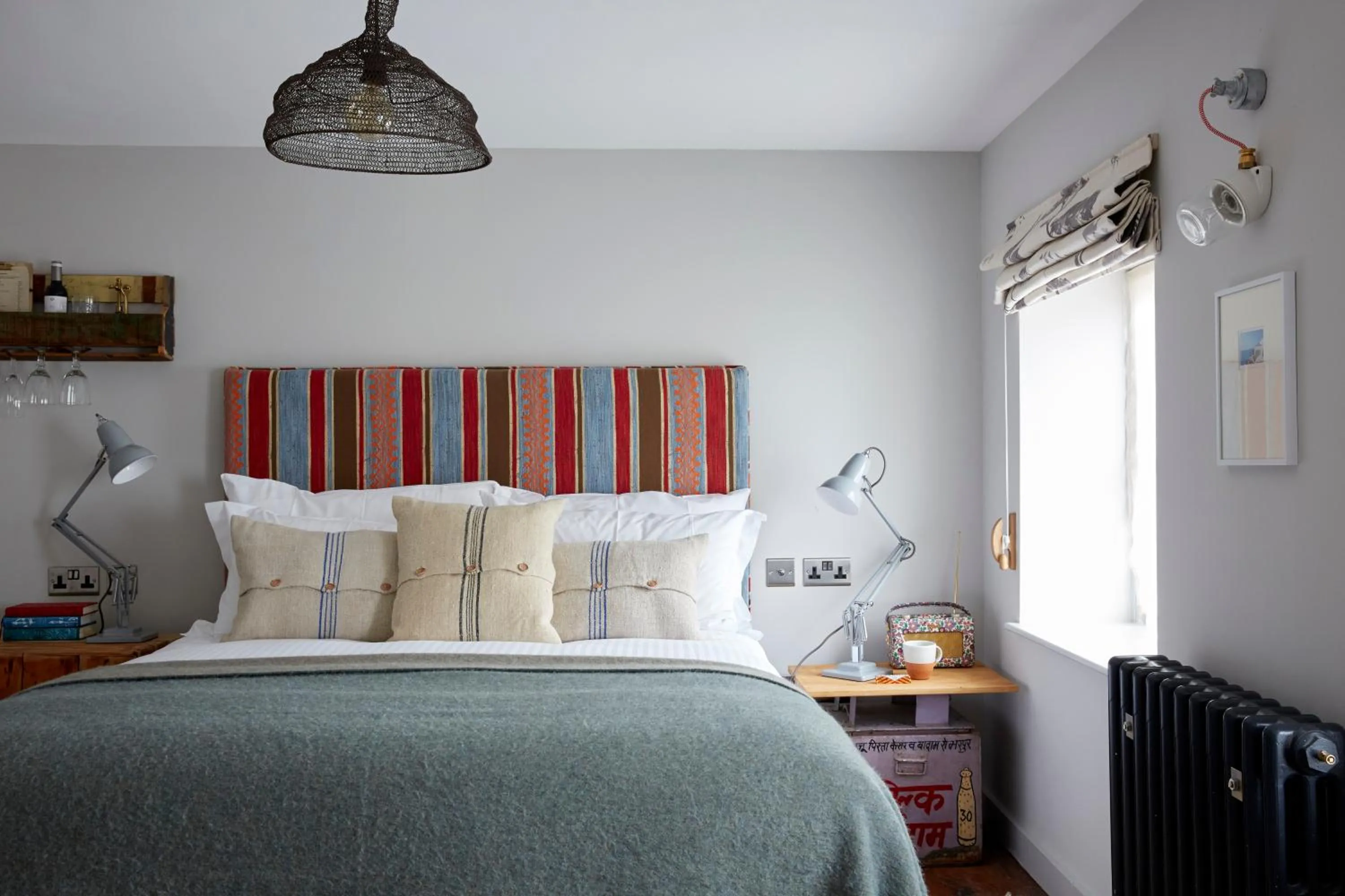 Bed in Artist Residence Cornwall