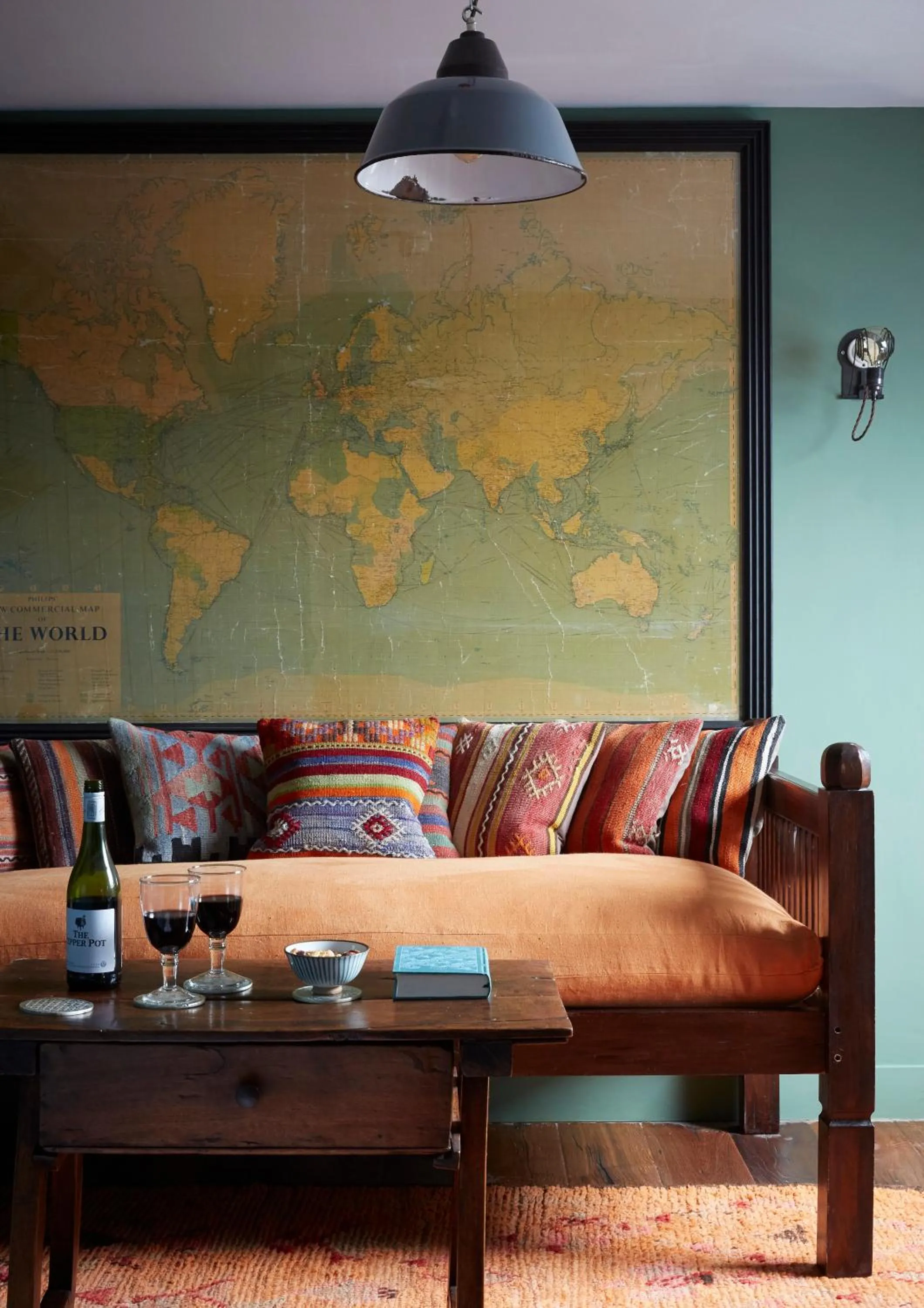 Living room in Artist Residence Cornwall