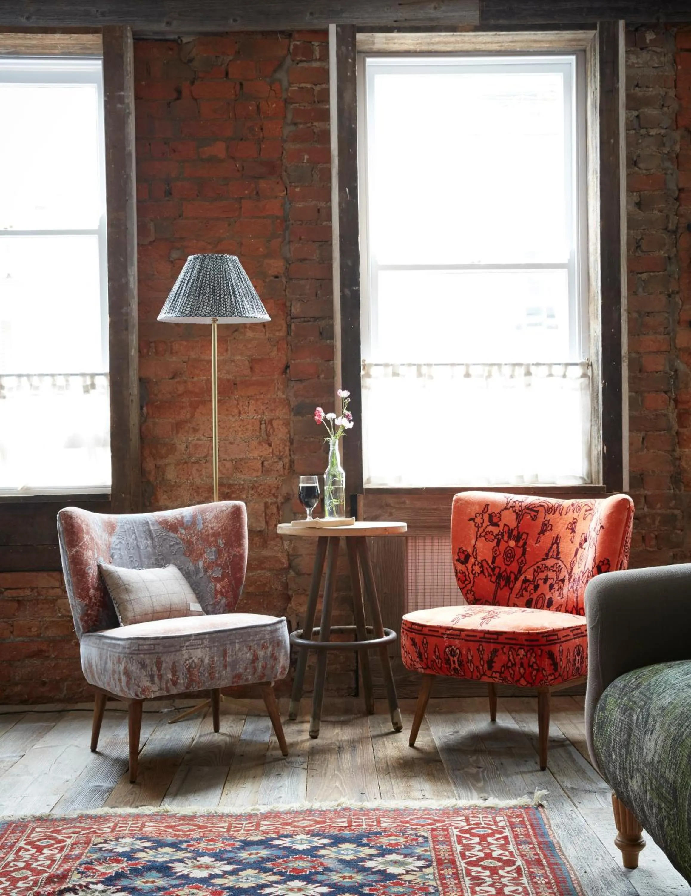 Living room in Artist Residence Cornwall