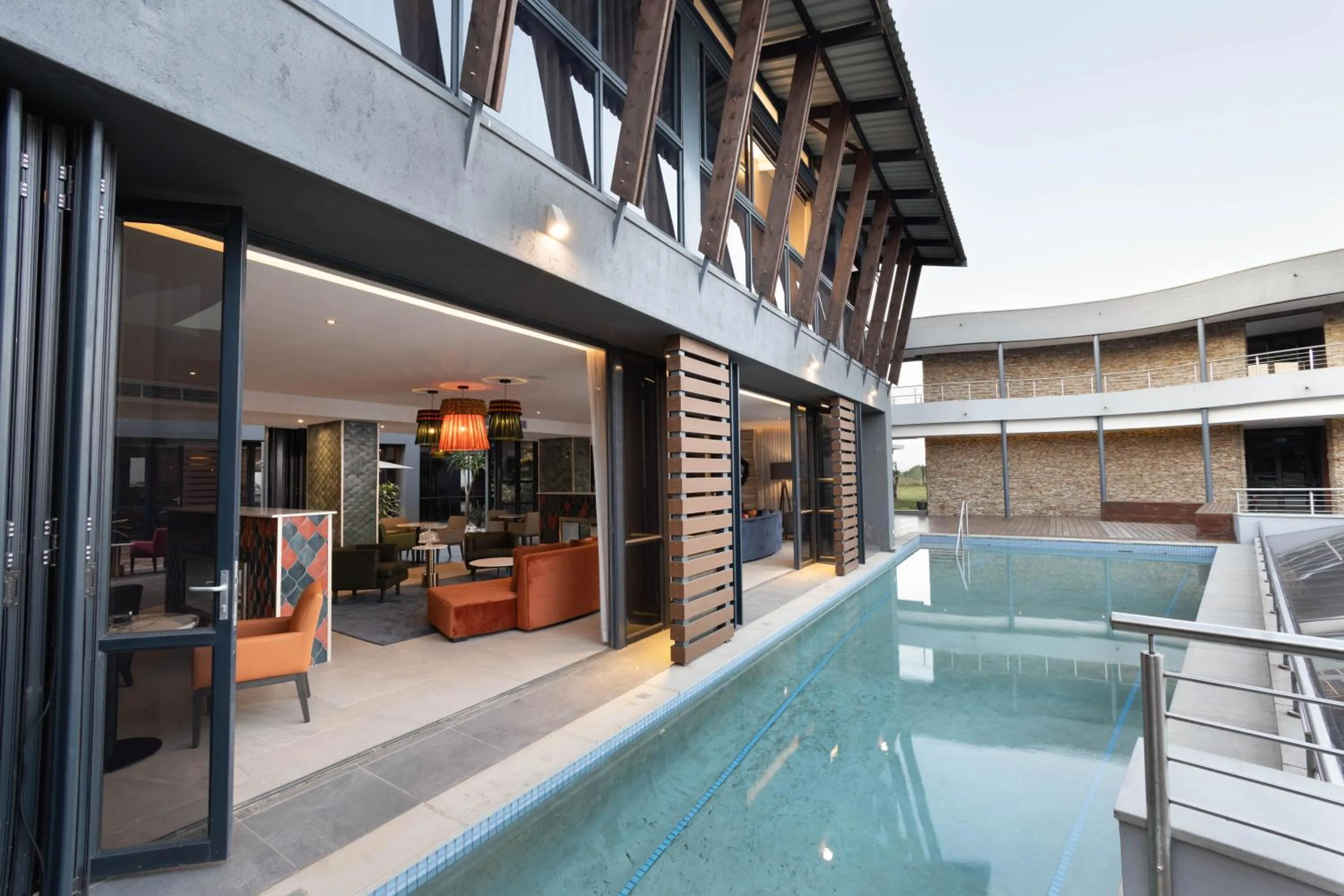 Patio in Angels View Hotel