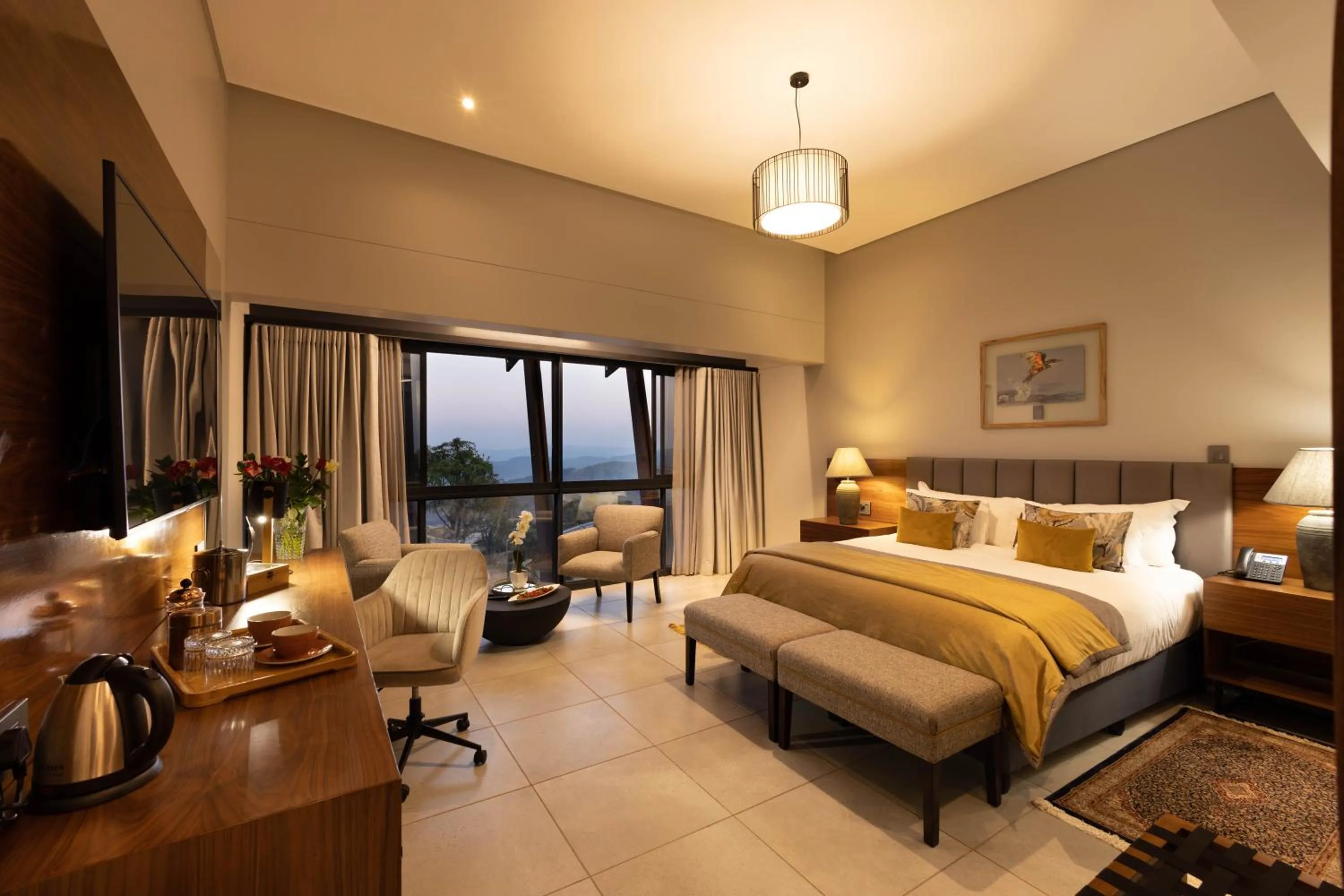 Photo of the whole room, Bed in Angels View Hotel