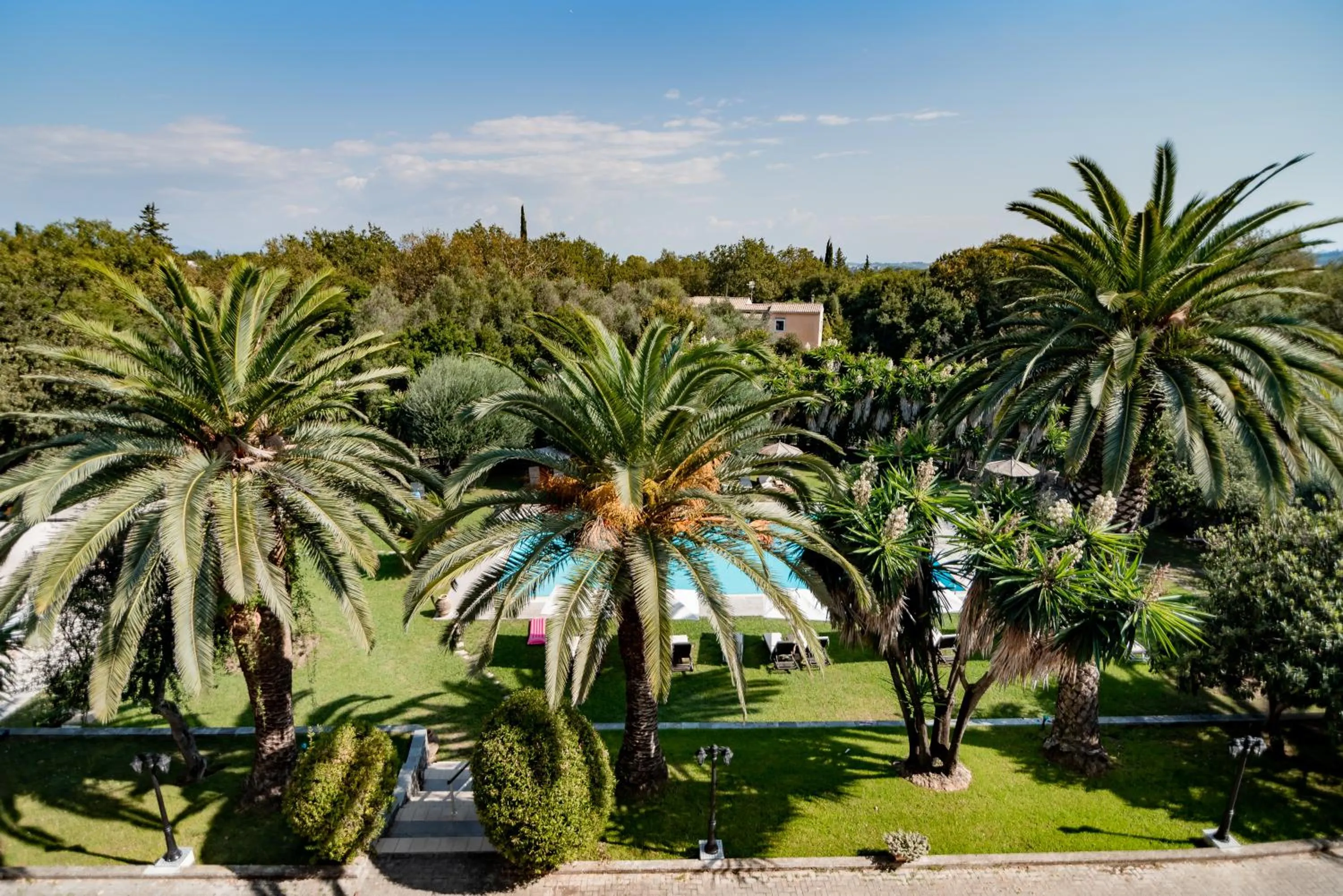 Pool view in Fiori Hotel