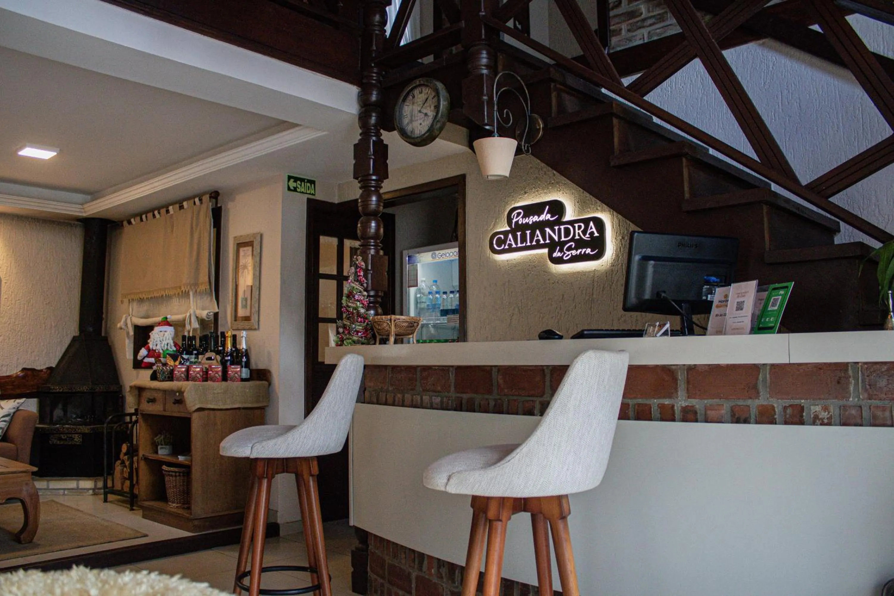 Lobby or reception in Pousada Caliandra Da Serra