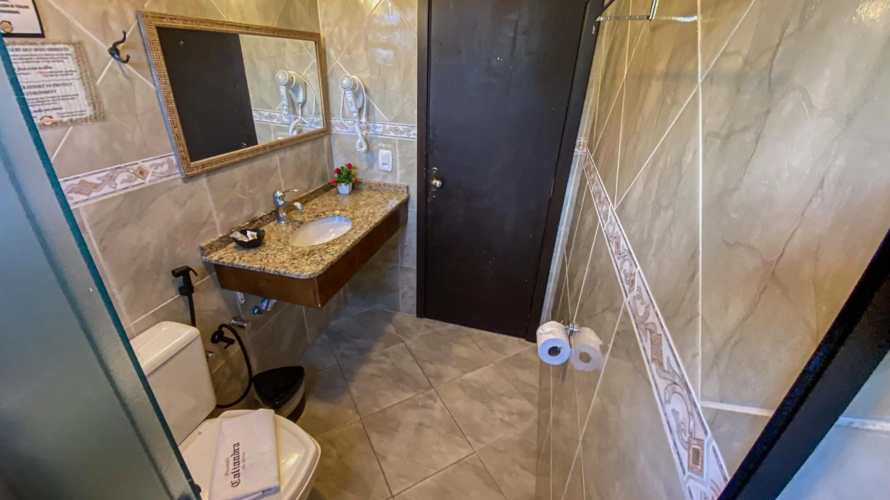 Toilet in Pousada Caliandra Da Serra