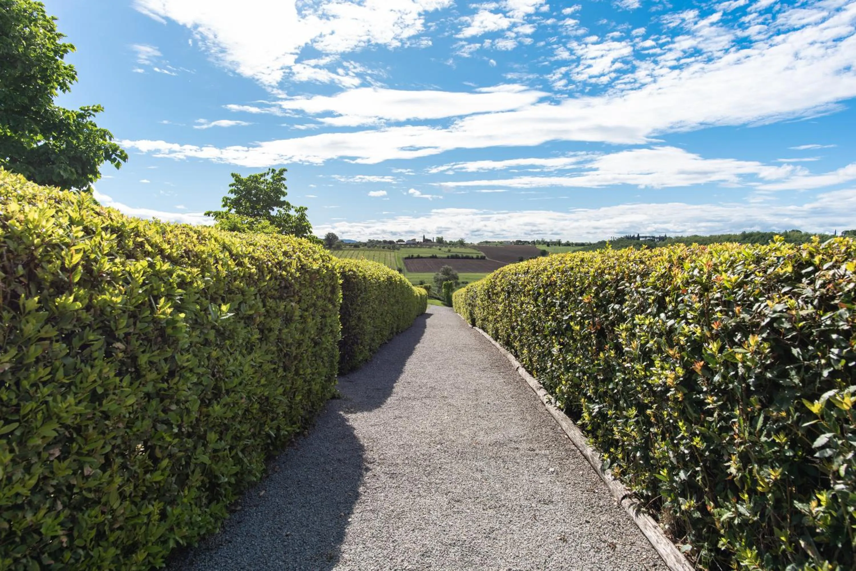 Garden view in Resort Borgo Syrah