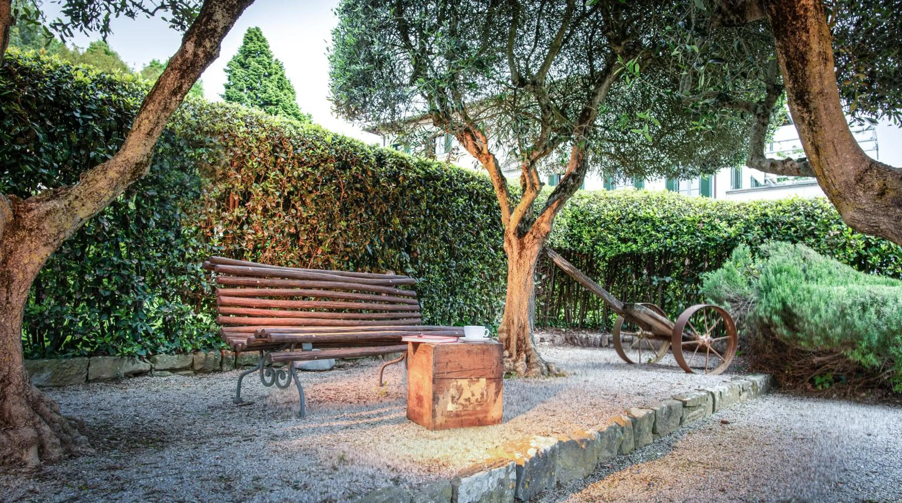Garden view in Resort Borgo Syrah