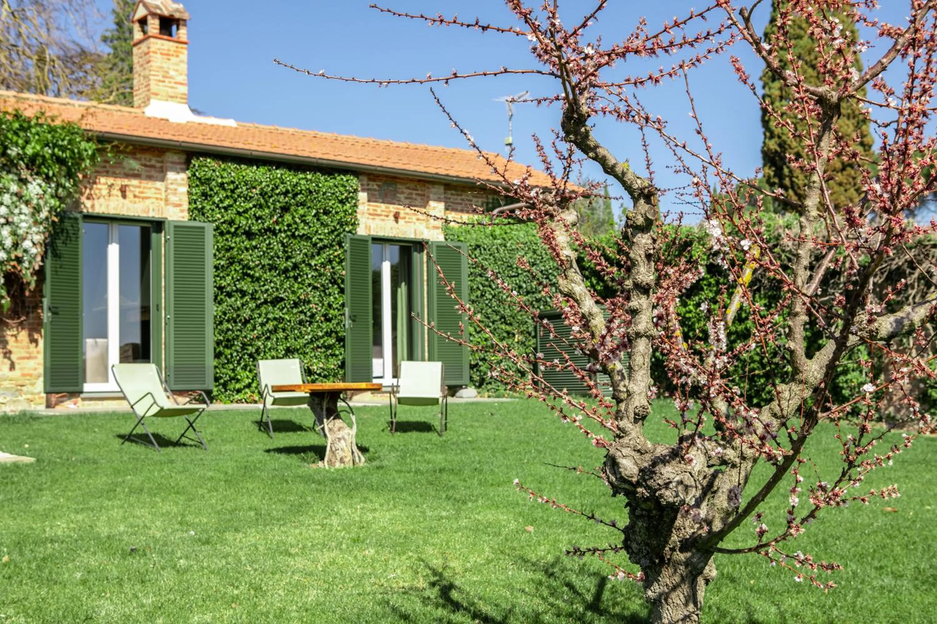 Garden view in Resort Borgo Syrah