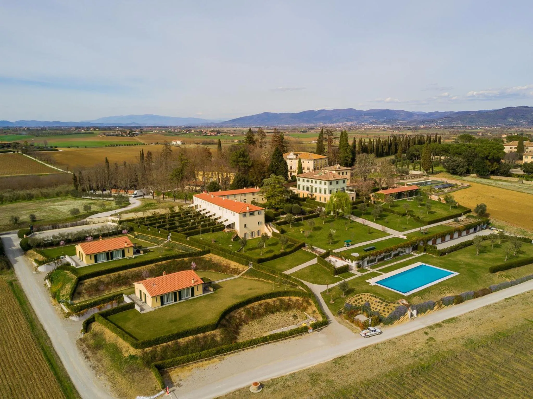Bird's eye view in Resort Borgo Syrah