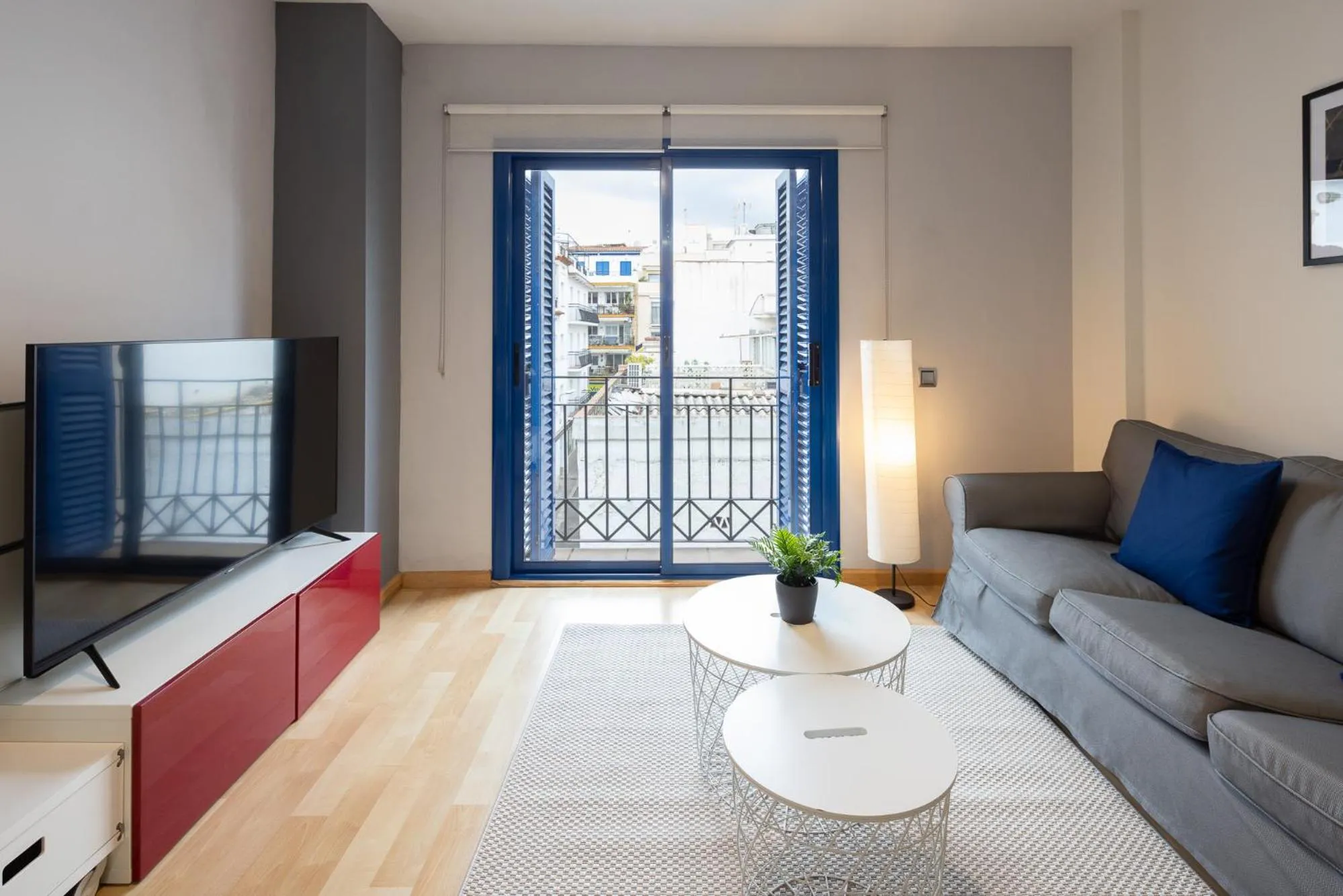 TV and multimedia in Lucas House Apartments by Sitges Group