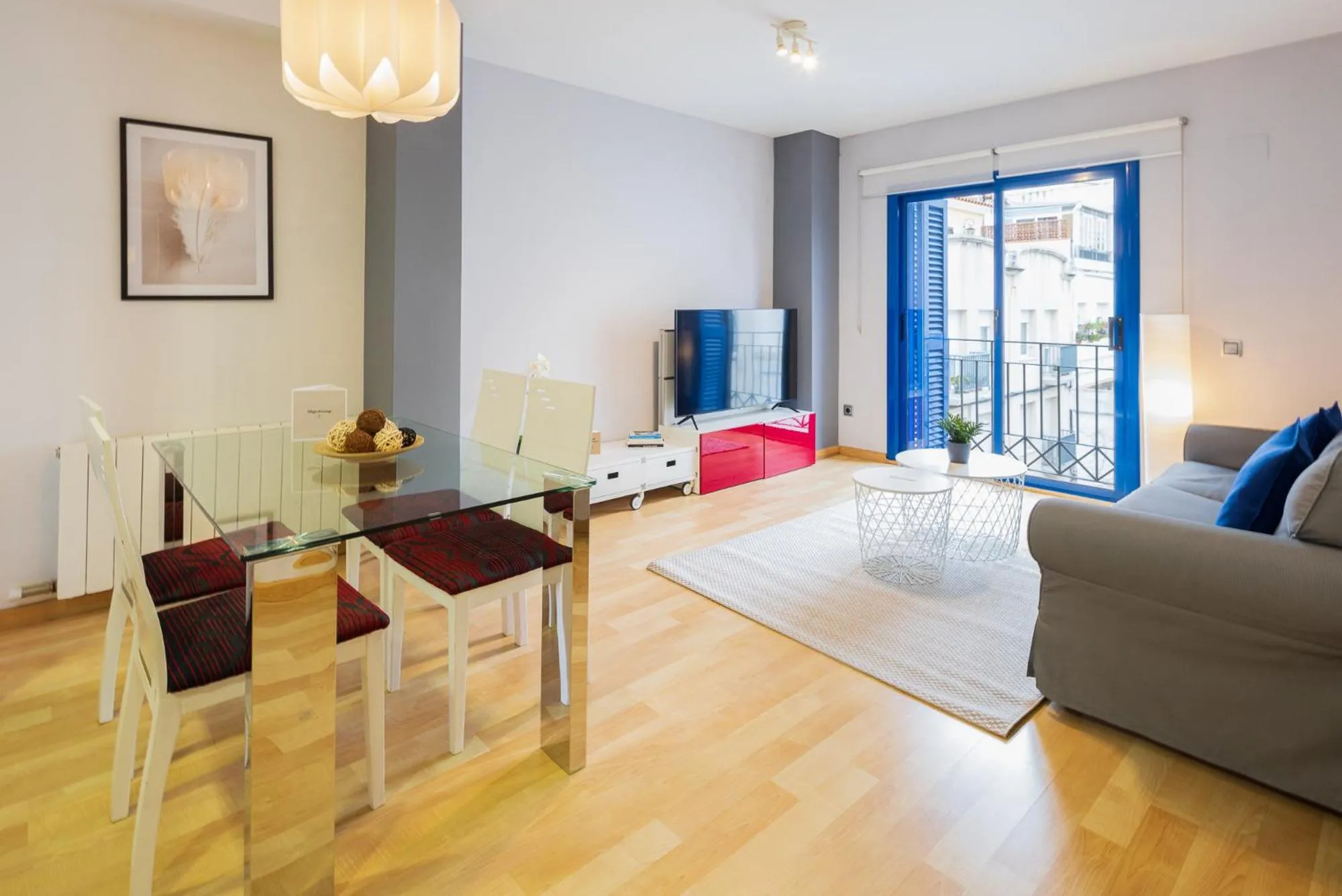 TV and multimedia, Bed in Lucas House Apartments by Sitges Group