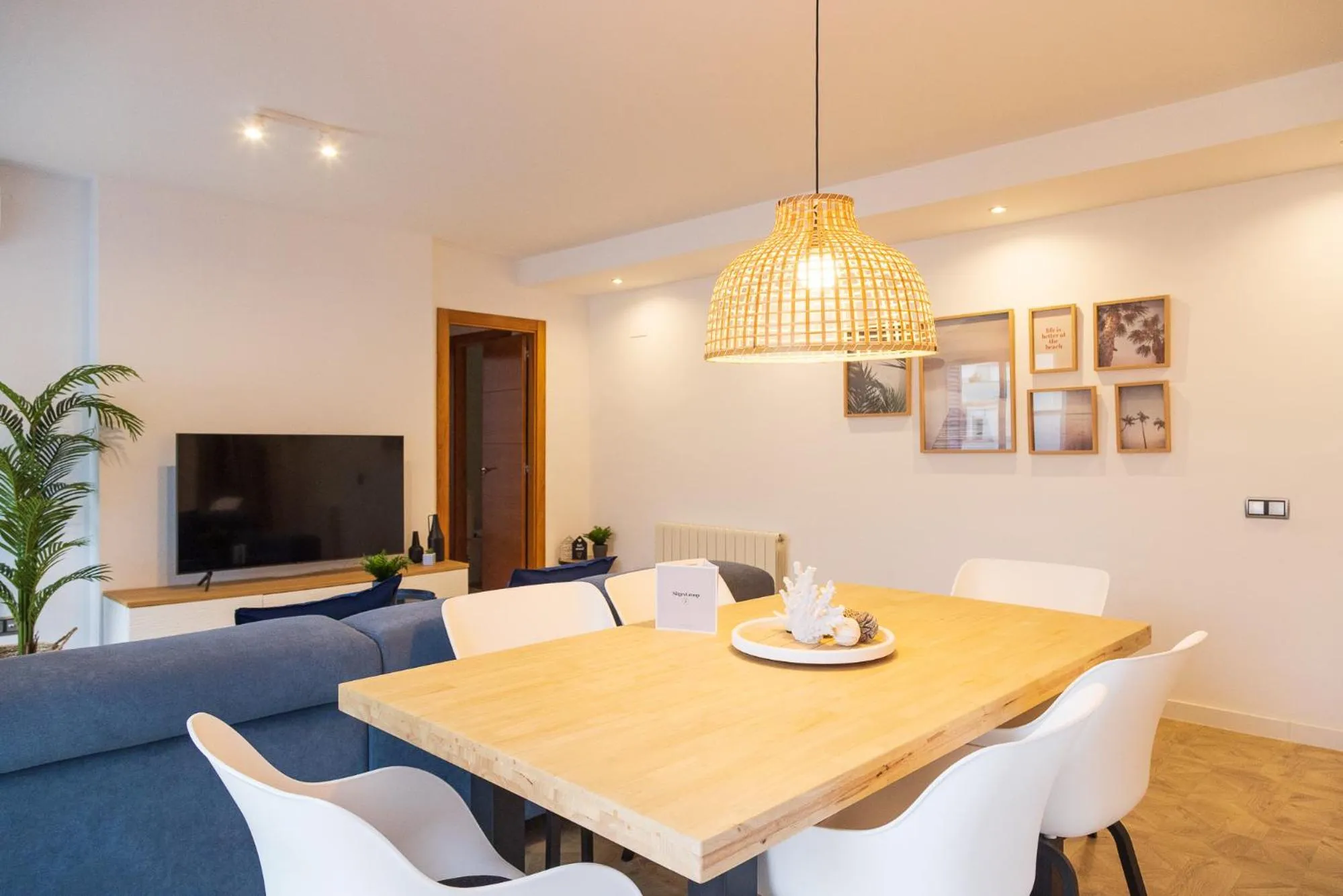 TV and multimedia in Lucas House Apartments by Sitges Group