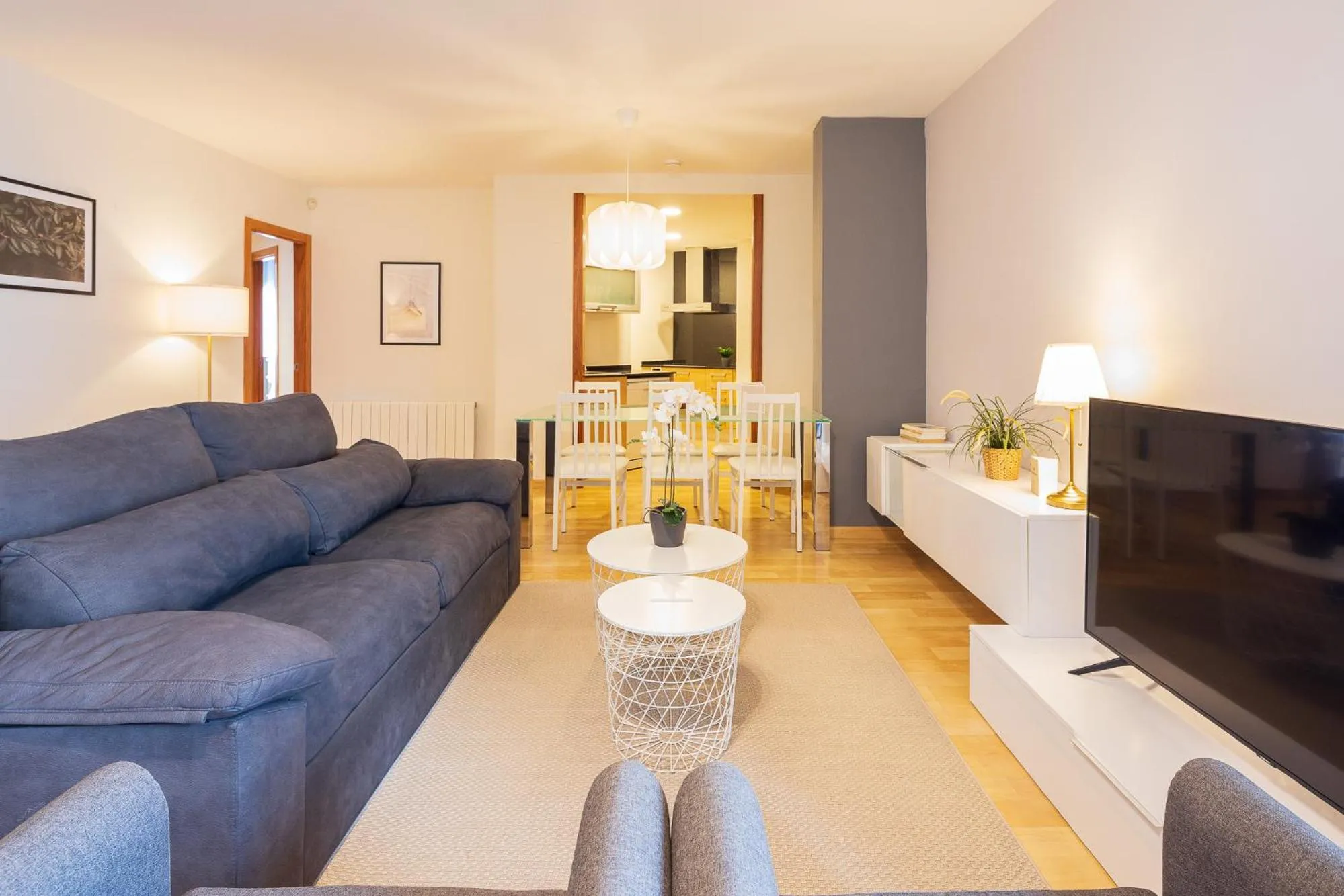 TV and multimedia in Lucas House Apartments by Sitges Group