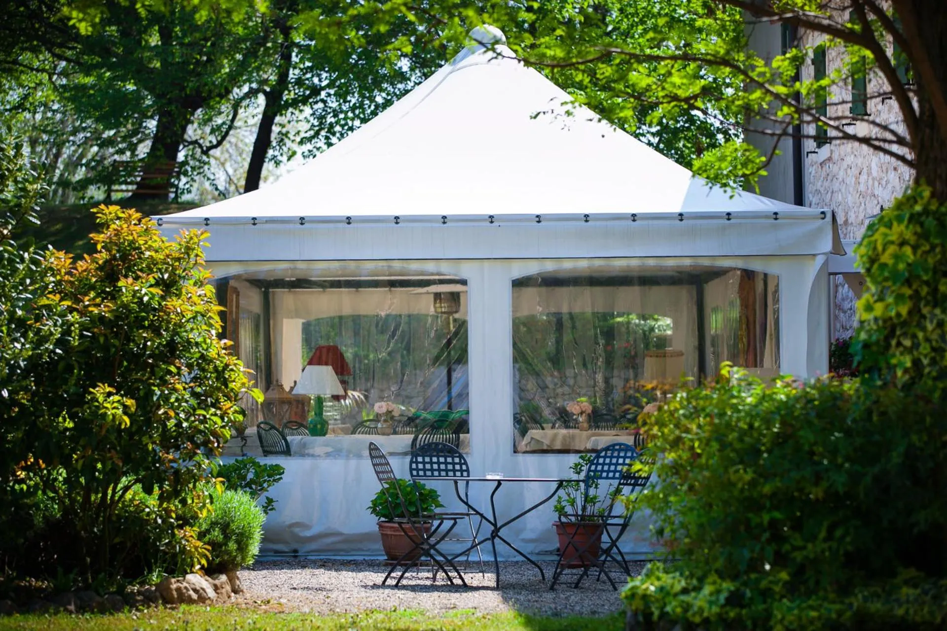Patio in Agriturismo Delo