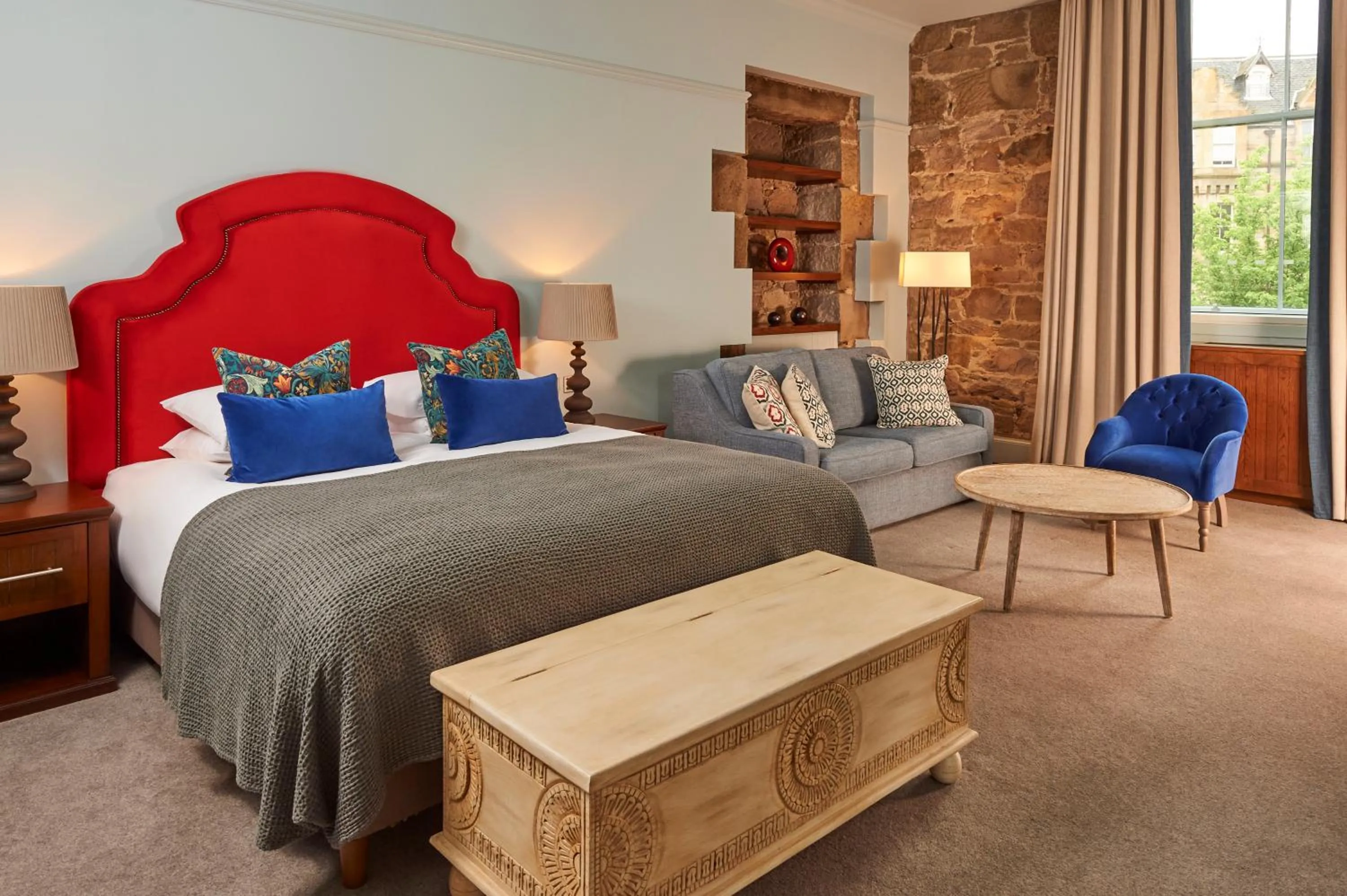 Bedroom, Bed in Hotel Du Vin Edinburgh