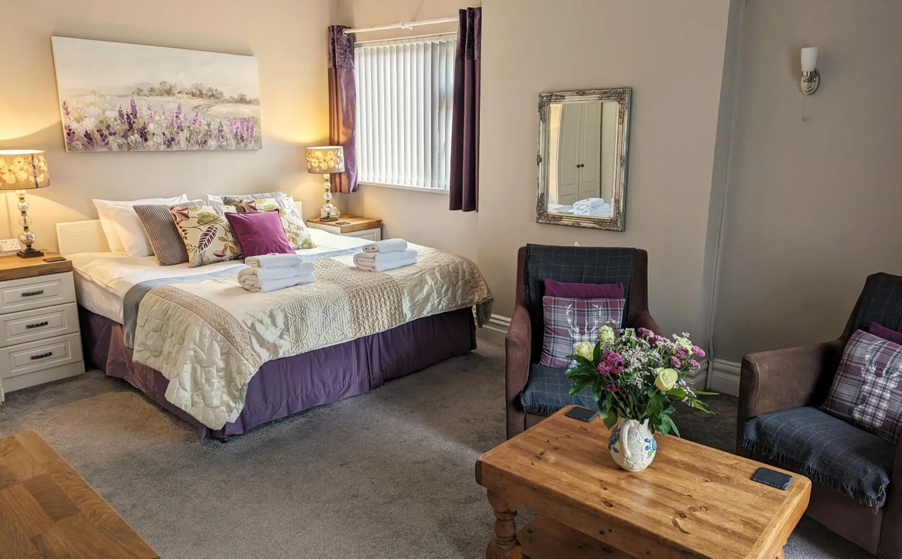 Bed in Alexander Lodge