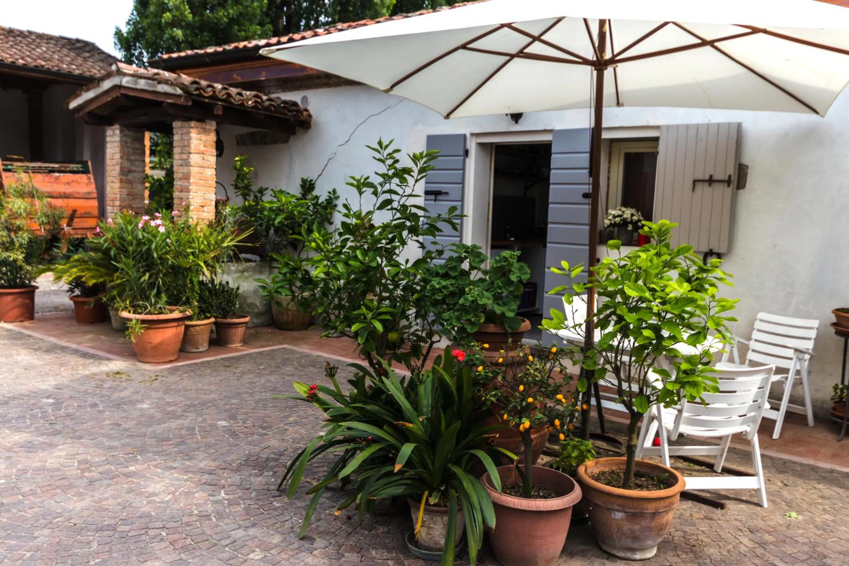 Garden in B&B Antica cascina