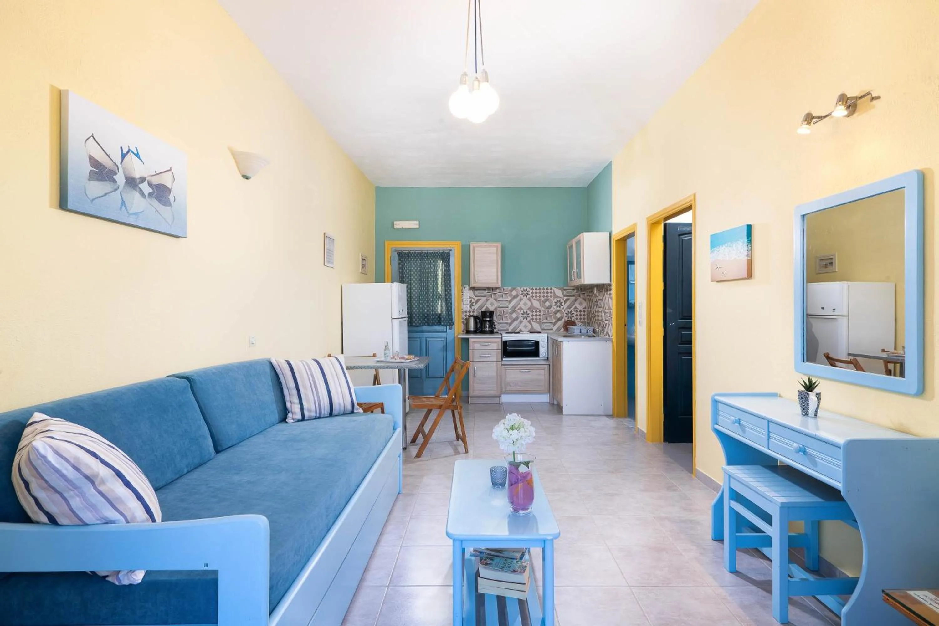 Kitchen or kitchenette in Afroditi Apartments