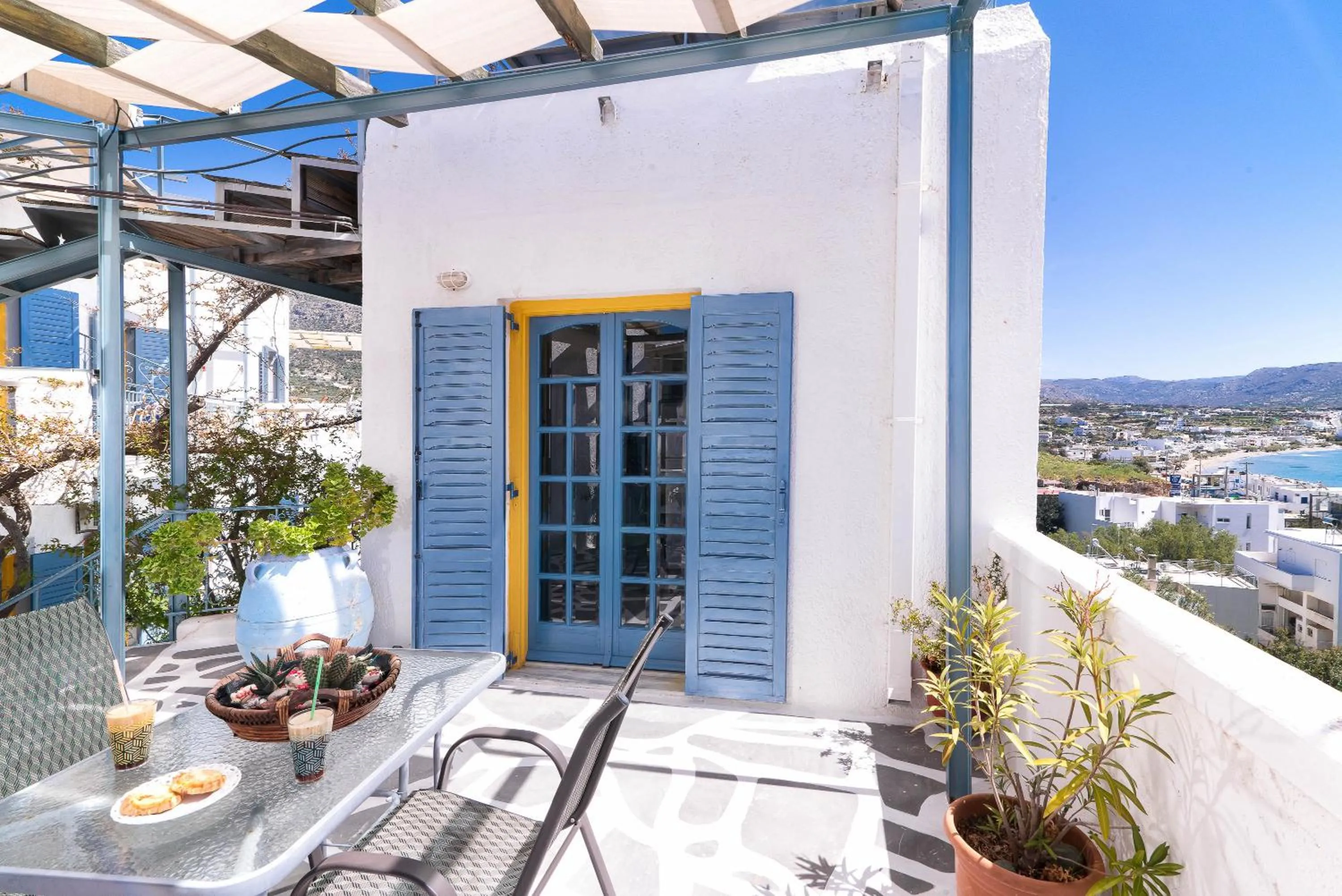 Patio in Afroditi Apartments