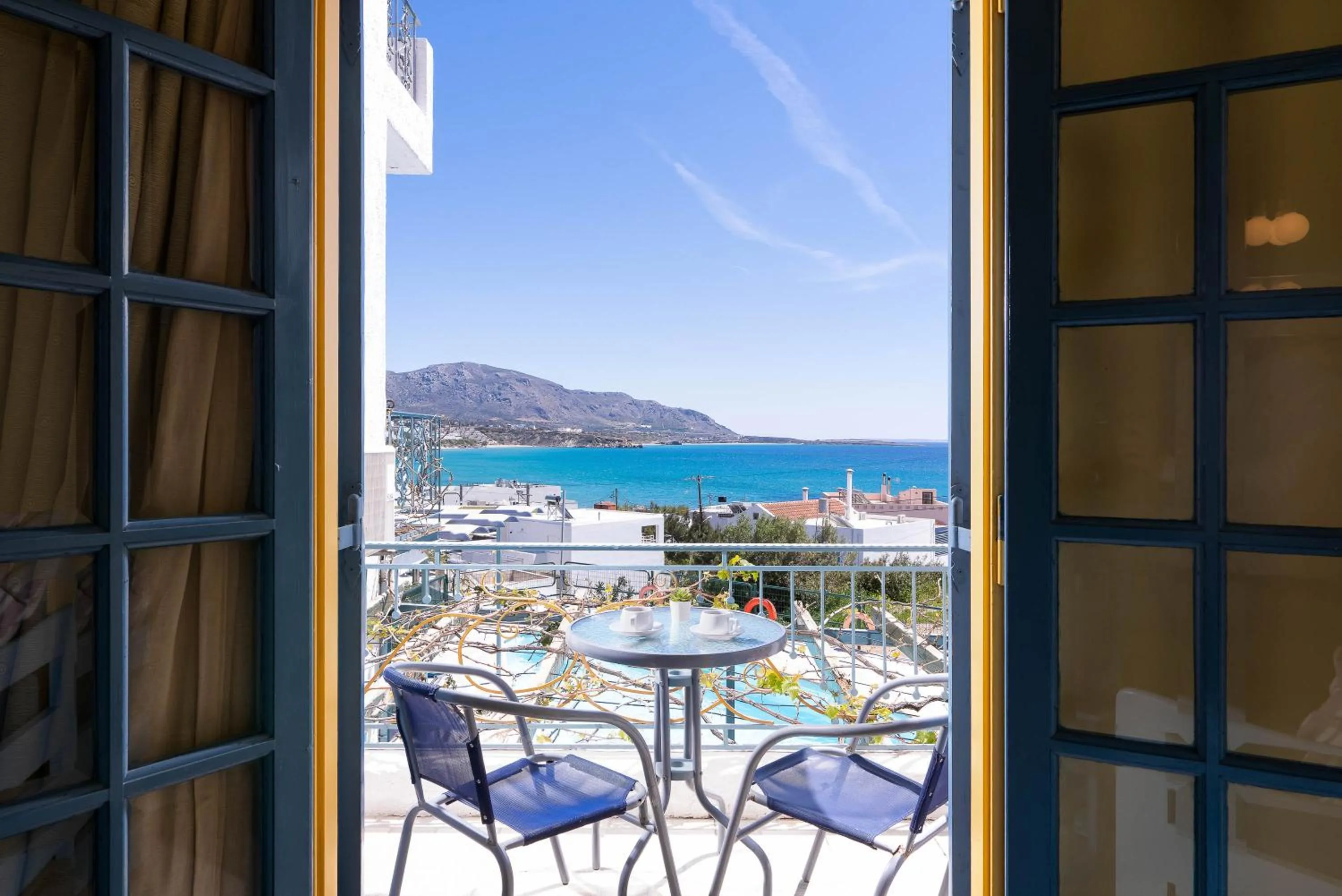 Patio in Afroditi Apartments