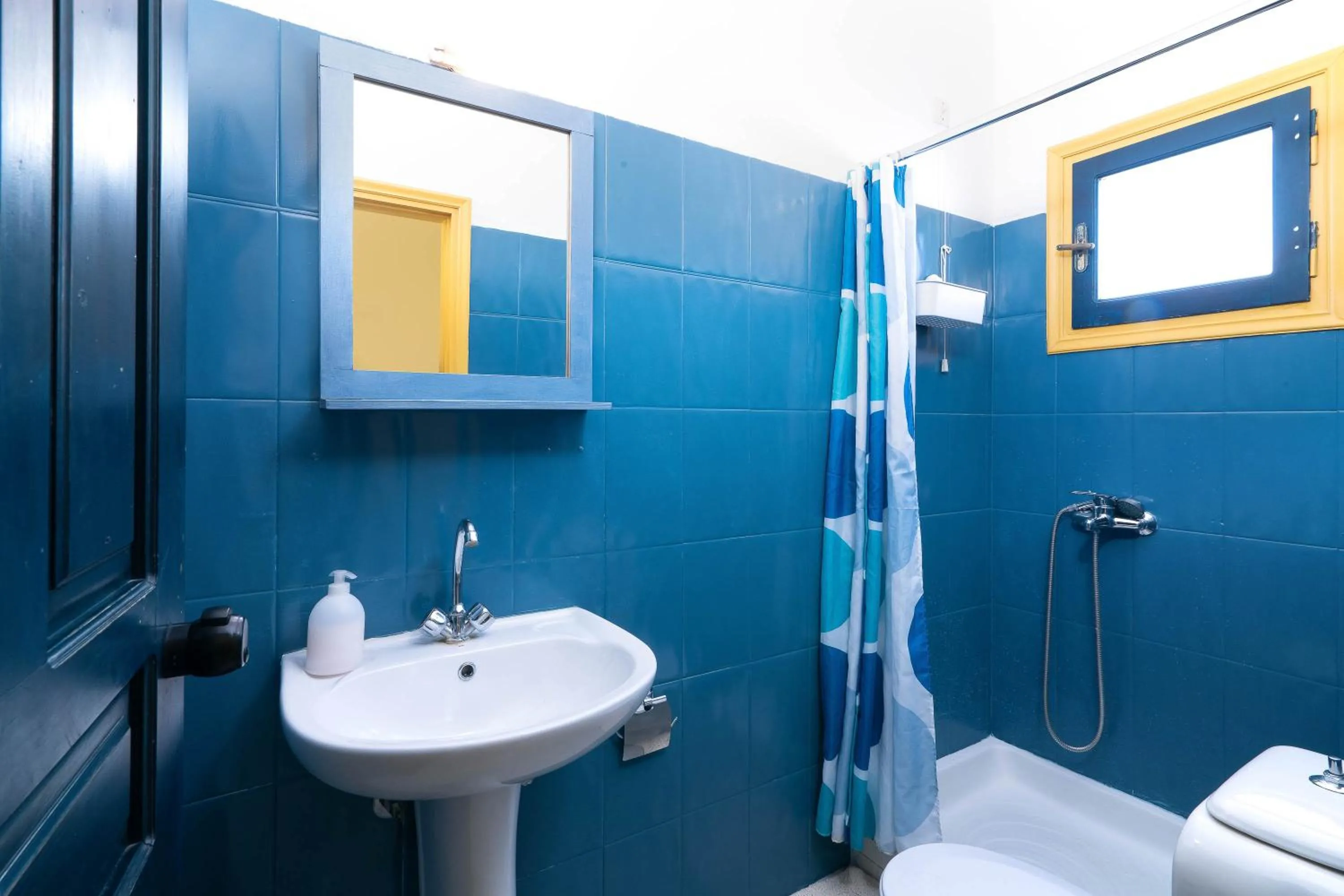 Shower in Afroditi Apartments