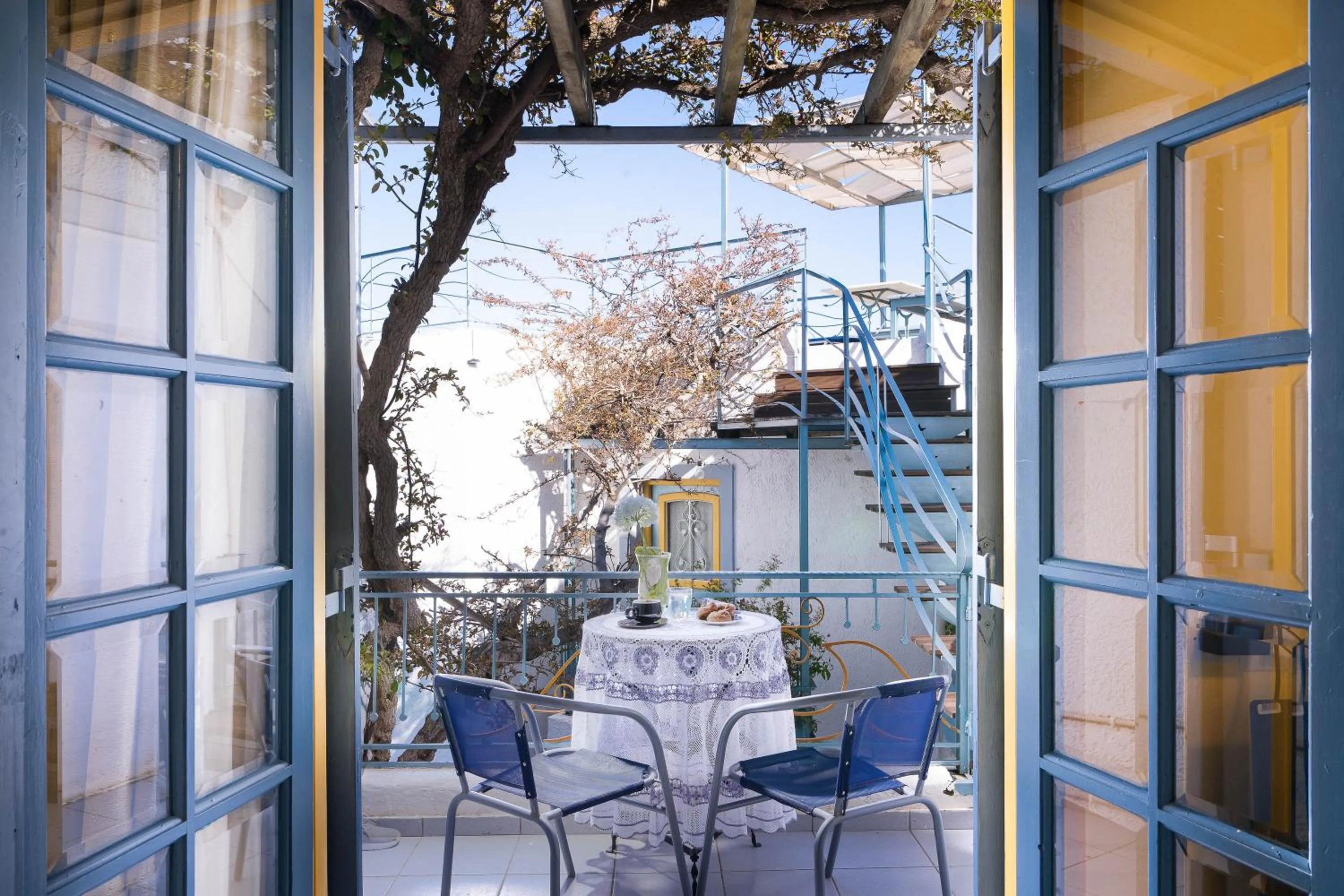 Patio in Afroditi Apartments