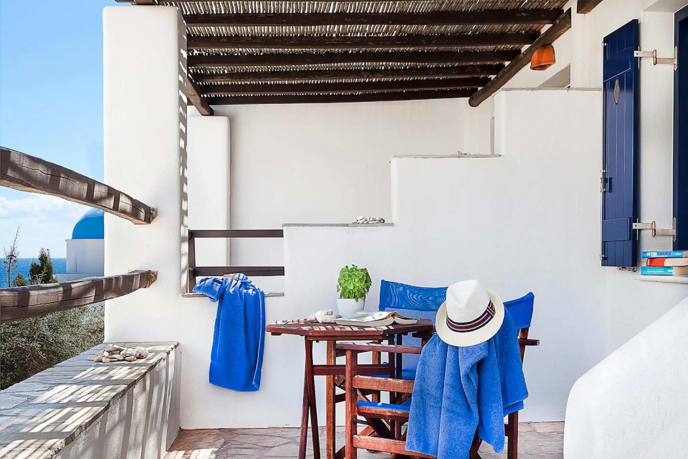 Balcony/Terrace in San Antonio Summer House