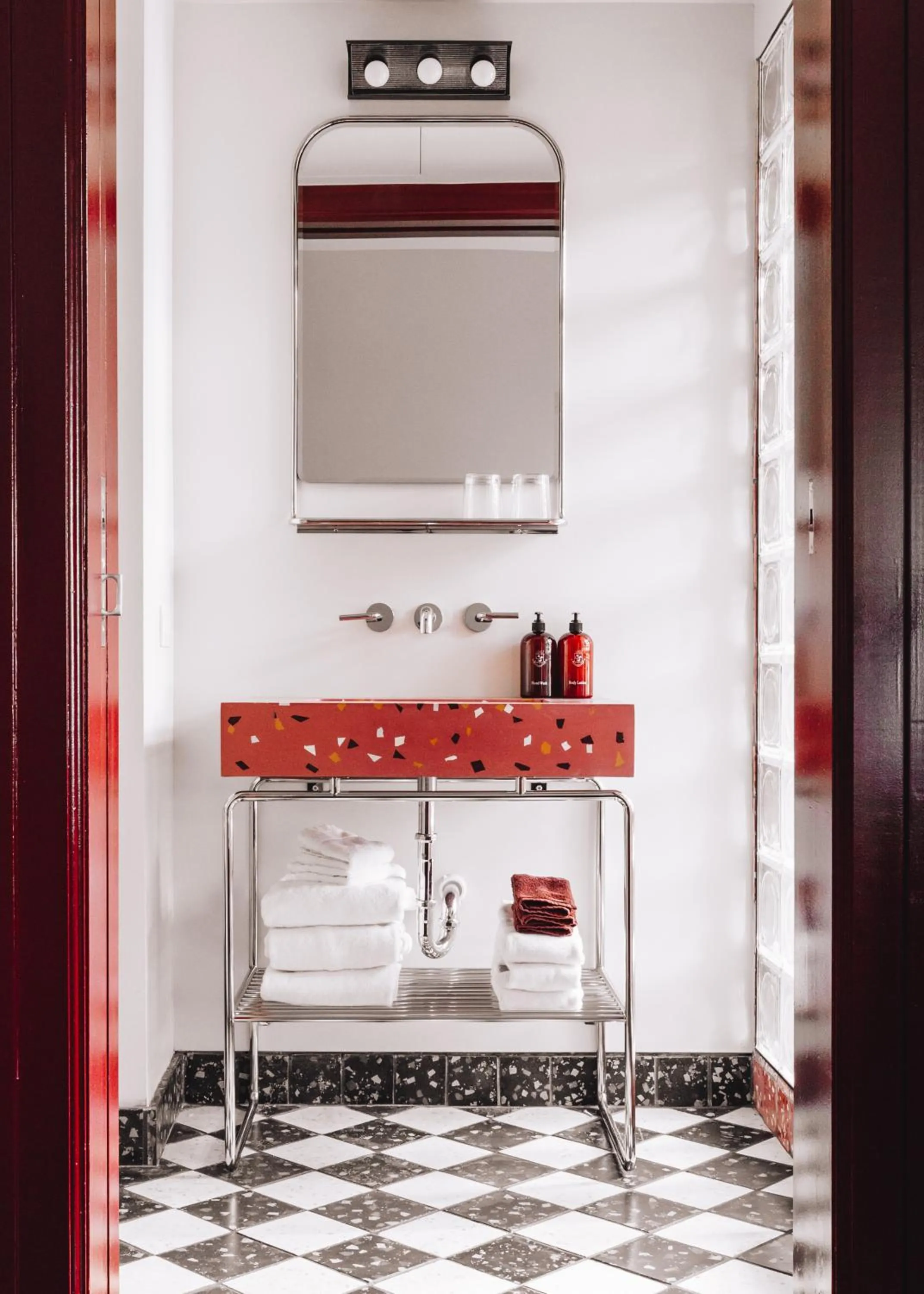 Bathroom in The Siren Hotel, an Ash Hotel