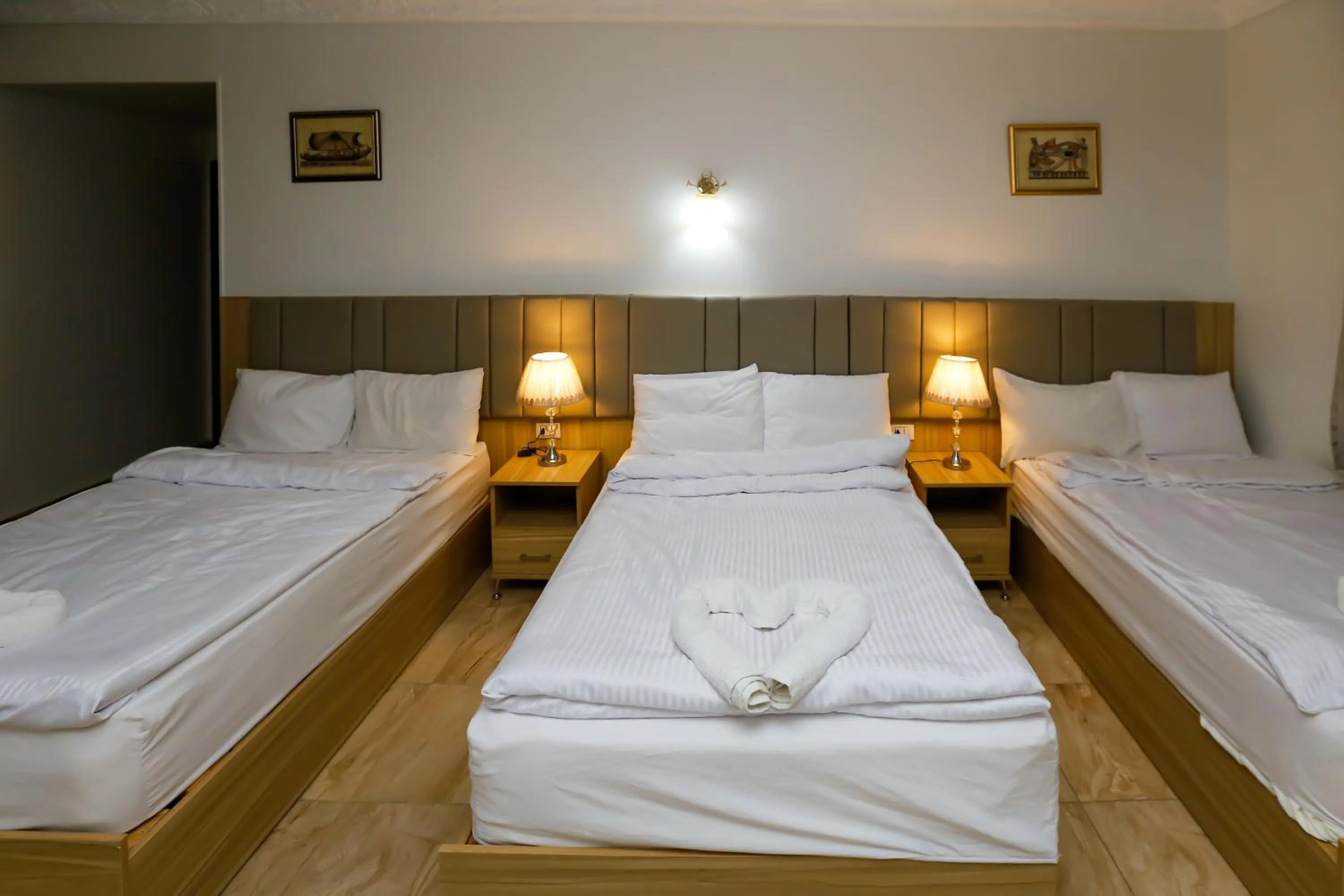 Bed in Makadi Pyramids View