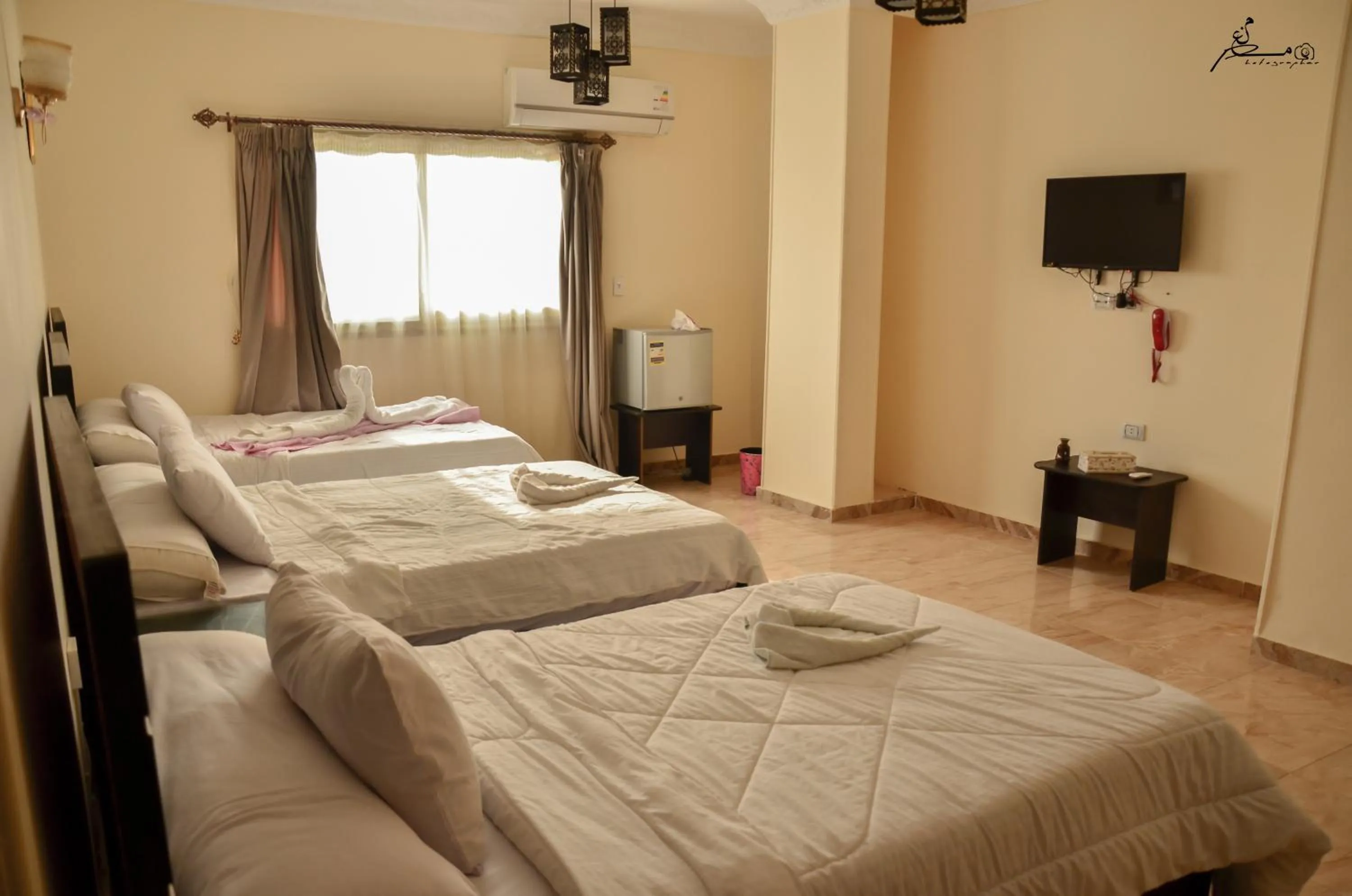 Bed in Makadi Pyramids View